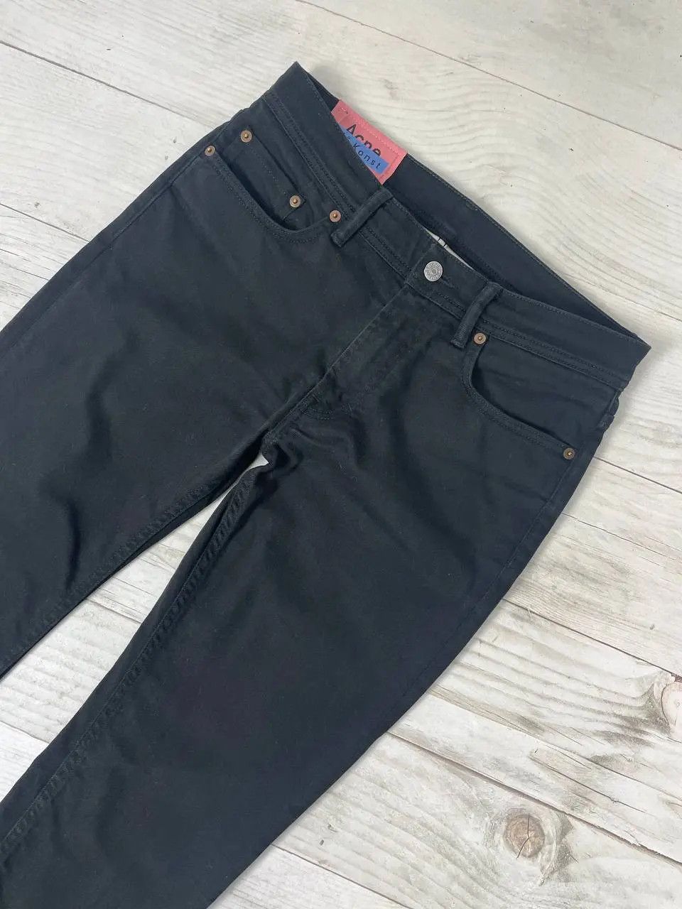 Acne Studios Acne Studio North Stay Black Denim Jeans Size US 31 - 3 Thumbnail