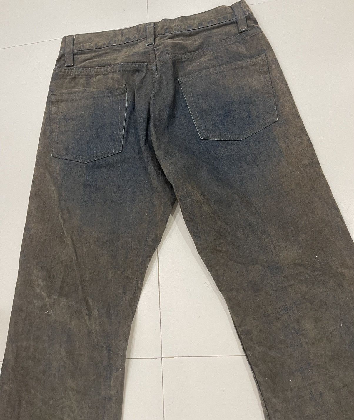 If Six Was Nine 🔥Vintage Flare Jeans Mole Skin Rusty Jeans Size US 30 / EU 46 - 5 Thumbnail