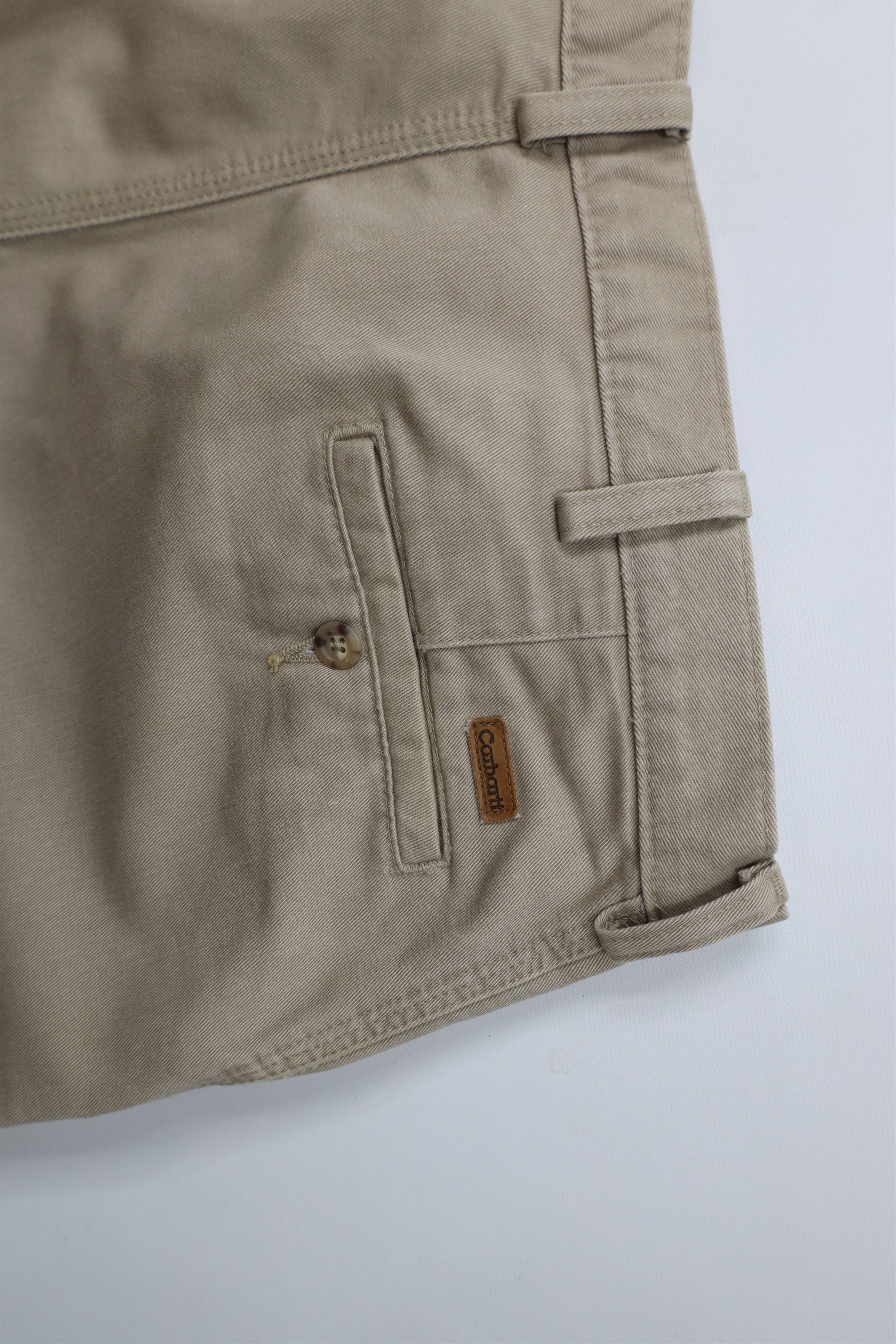 Carhartt × Vintage Vintage Y2K 2000 Carhartt Spell Wide Leg Chino Pants Beige Size US 40 / EU 56 - 14 Thumbnail
