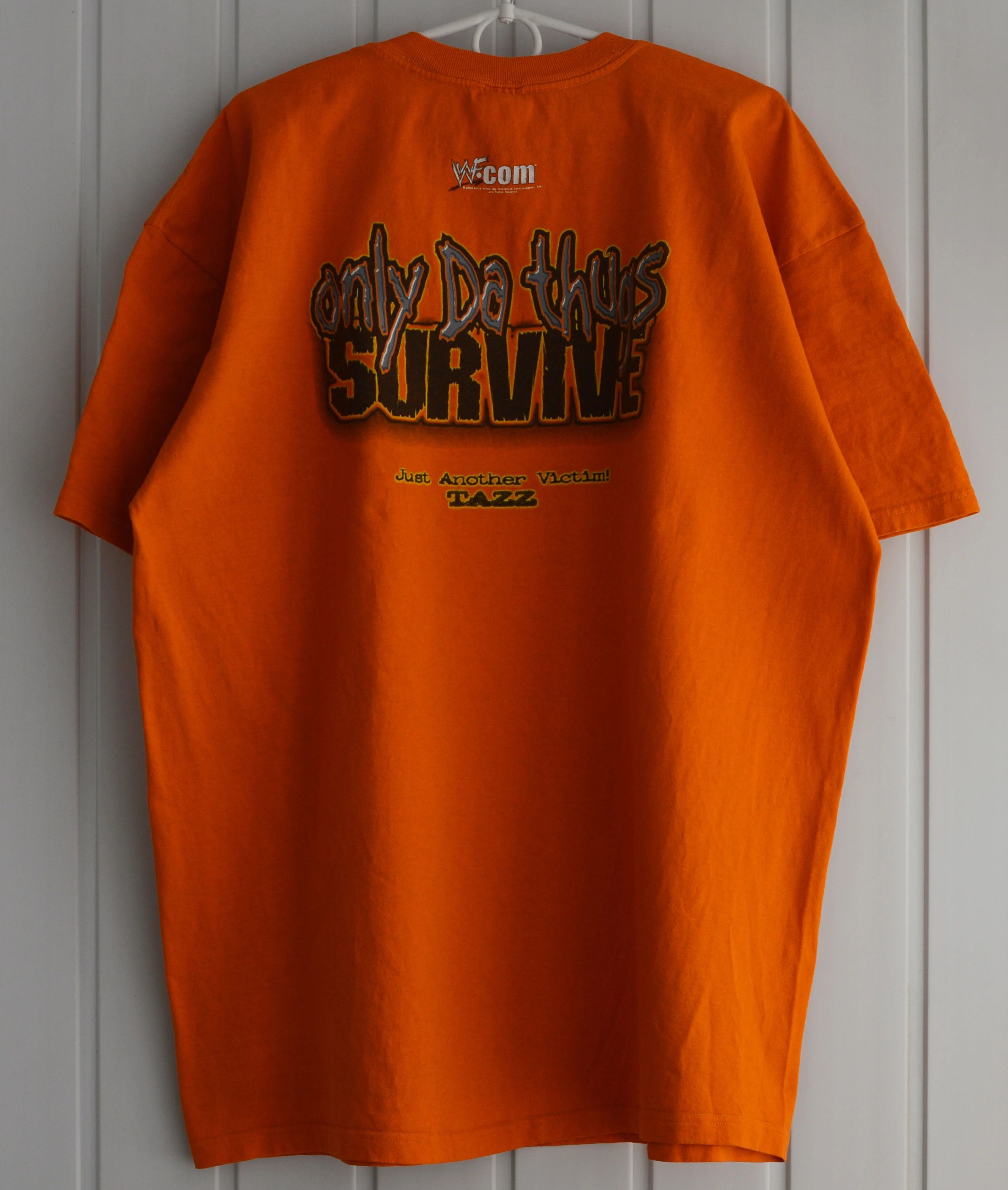 Vintage 2000 WWF TAZZ Only Da Thugs Survive t shirt Size US L / EU 52-54 / 3 - 1 Thumbnail