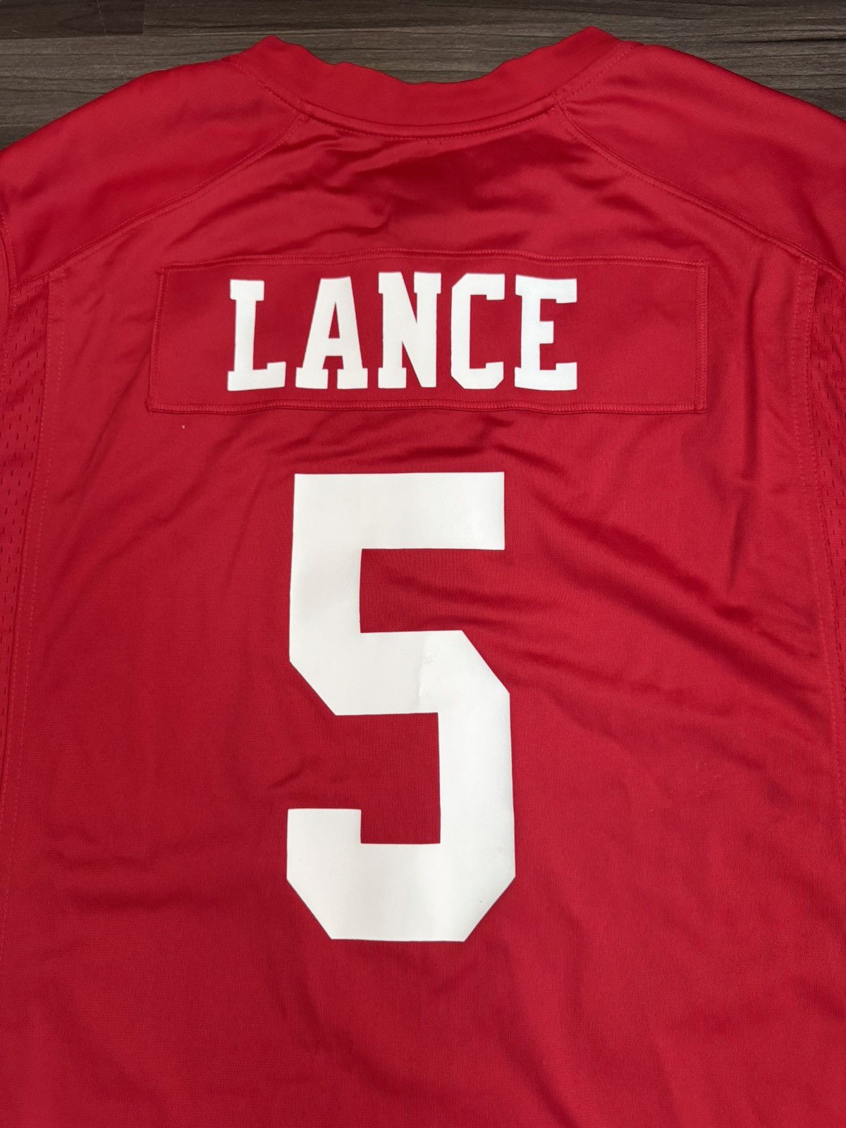 Nike San Francisco 49ers Trey Lance 5 NFL Factory Misprint Jersey Size US XL / EU 56 / 4 - 9 Thumbnail