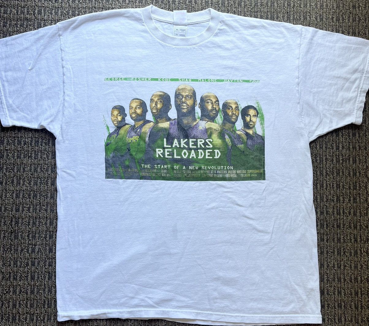 Vintage Vintage 2004 Lakers Reloaded Kobe & Shaq Starters Tee Size US XXL / EU 58 / 5 - 1 Thumbnail
