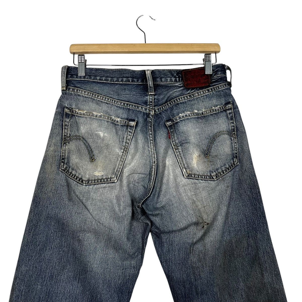 Levi's Vintage Y2k Levis Distressed denim Size US 30 / EU 46 - 8 Thumbnail