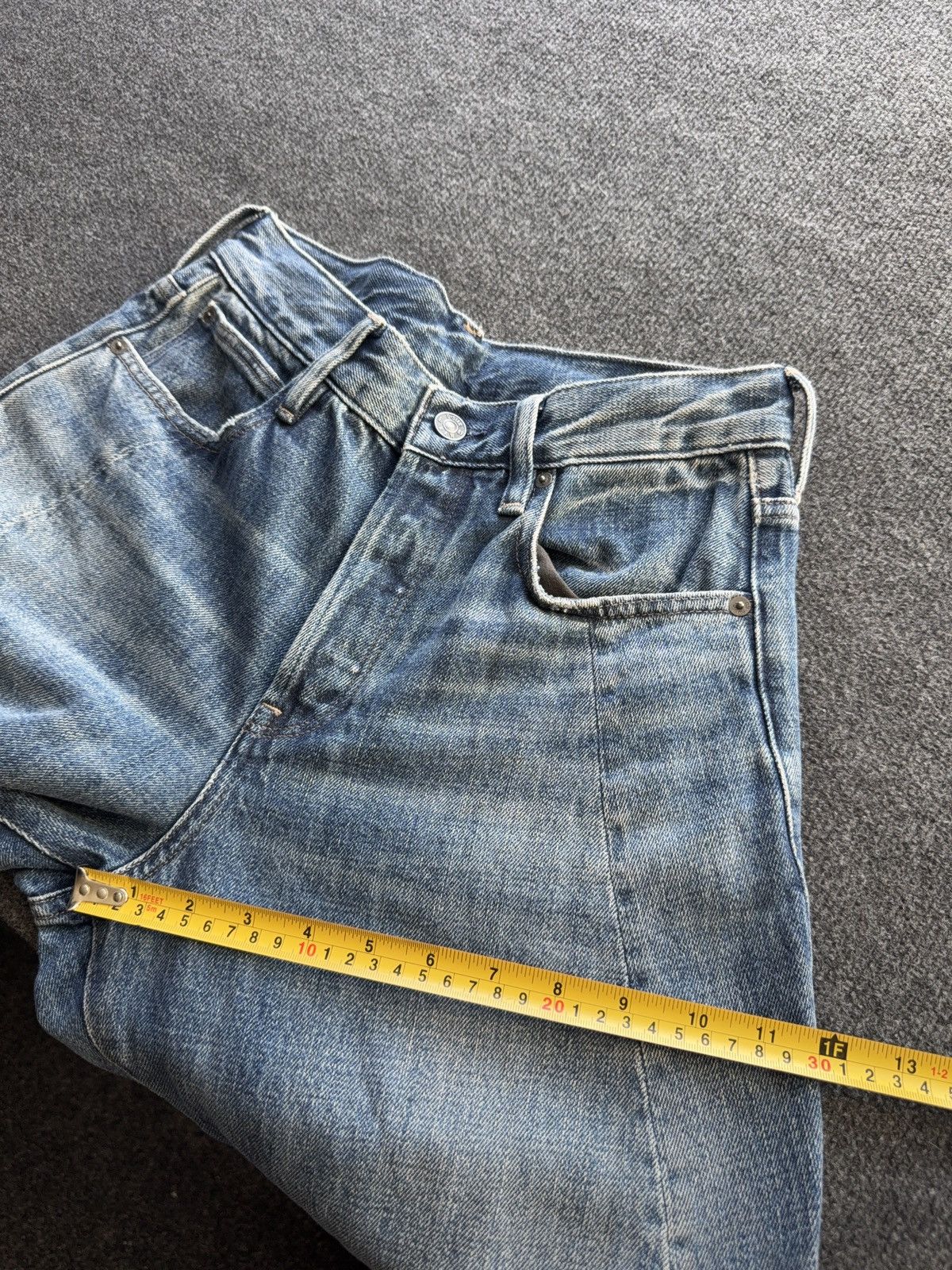 G-Star Vntg 00s G-Star RAW Contor 3D Wide Tapered Washed JeansY2K Size 25" / US 0 / IT 36 - 23 Thumbnail