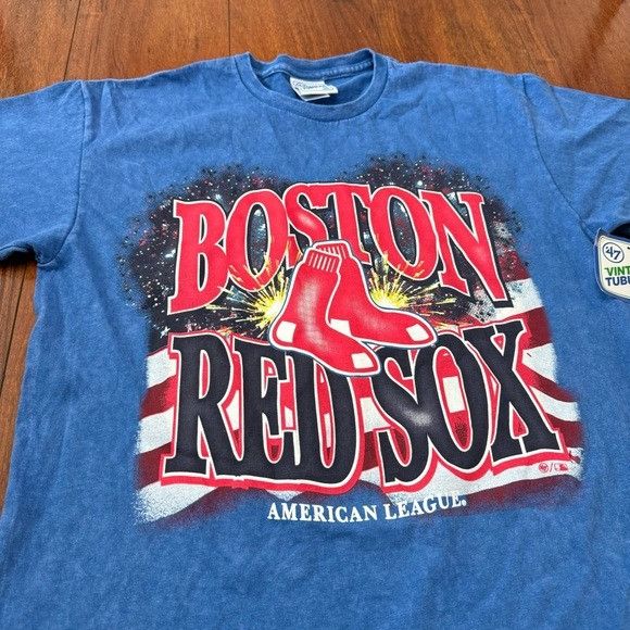 47 NWT 47’ BRAND BOSTON RED SOCKS DT CALI BLUE T-SHIRT SZ MEDIU Size US M / EU 48-50 / 2 - 2 Thumbnail