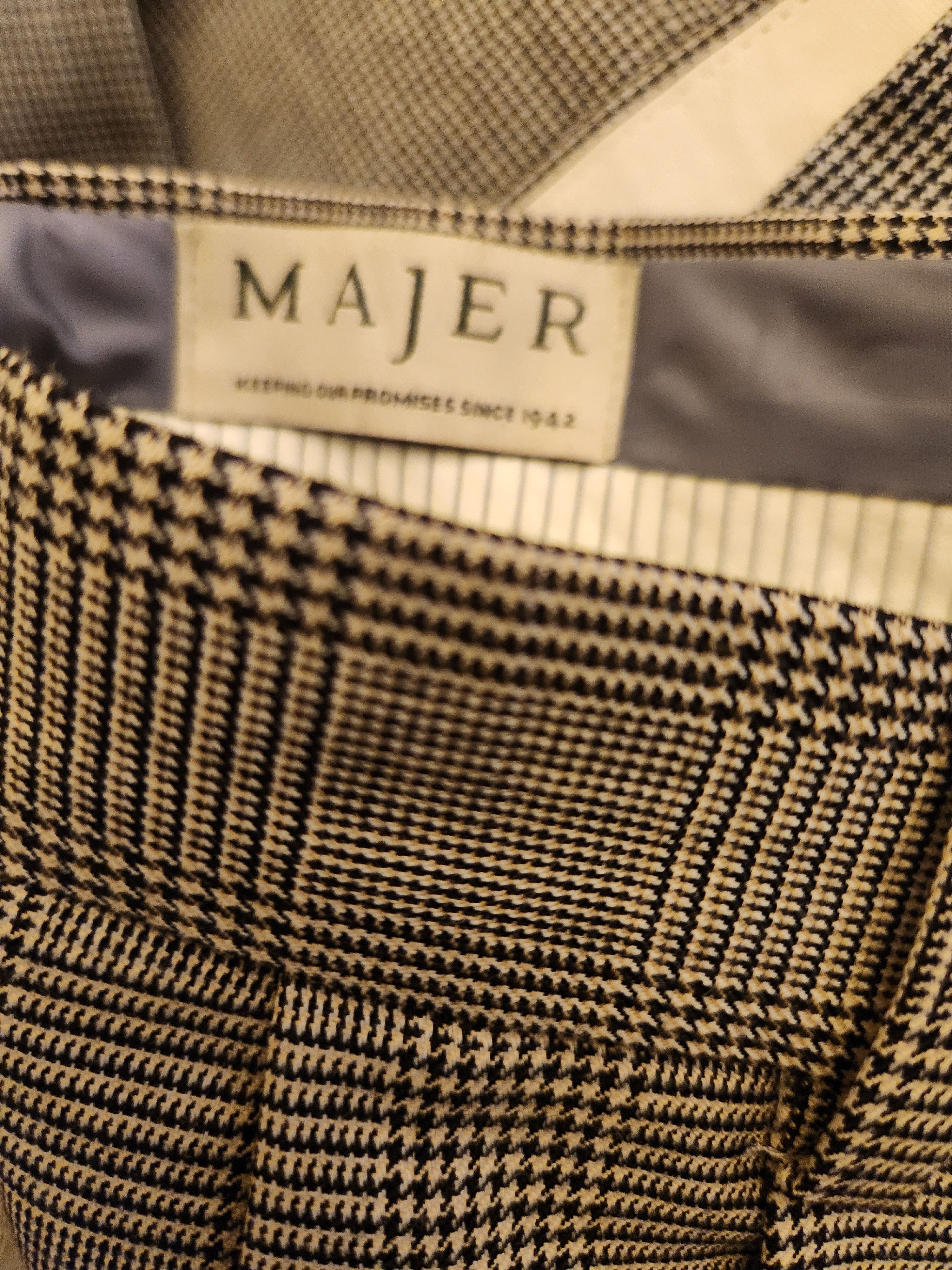 Other 100% Wool Men's Glen Plaid Dress Pants Size US 33 - 4 Thumbnail