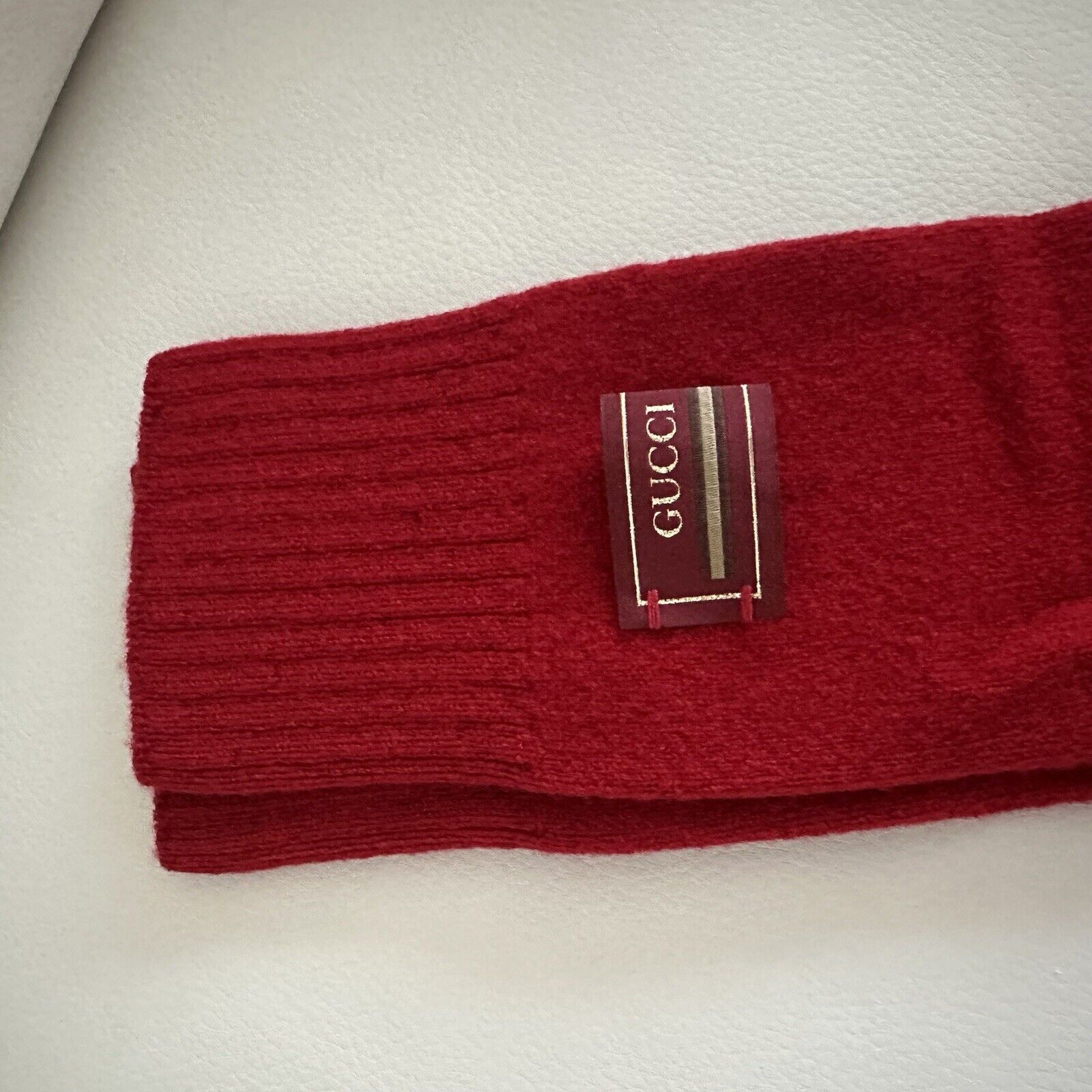 Gucci NWT GUCCI Red SOCKS COTTON Sz S Logo Size ONE SIZE - 6 Thumbnail