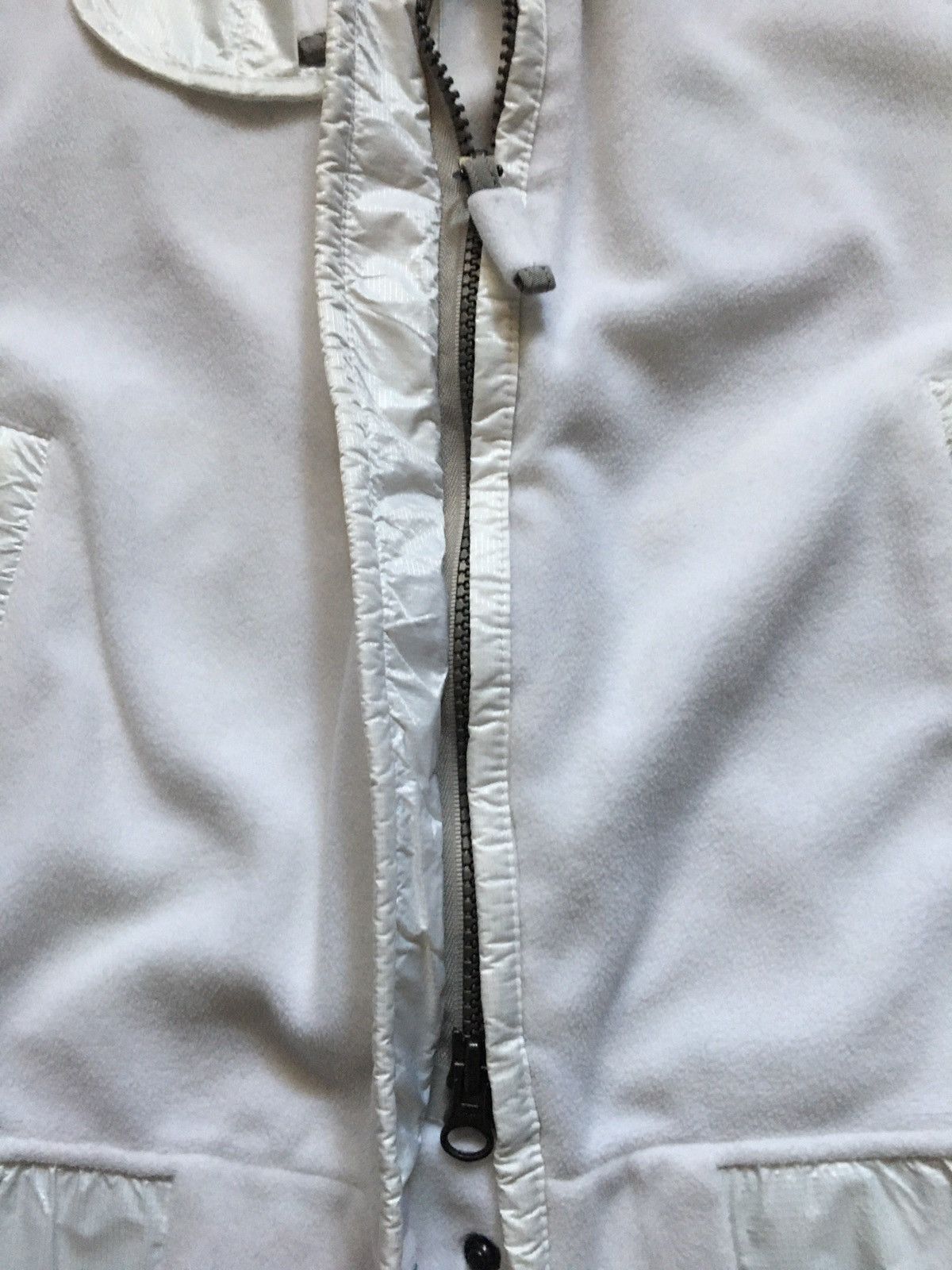 Frauenschuh FRAUENSCHUH White Fleece Zip Hooded Jacket Womens Size S / US 4 / IT 40 - 8 Thumbnail