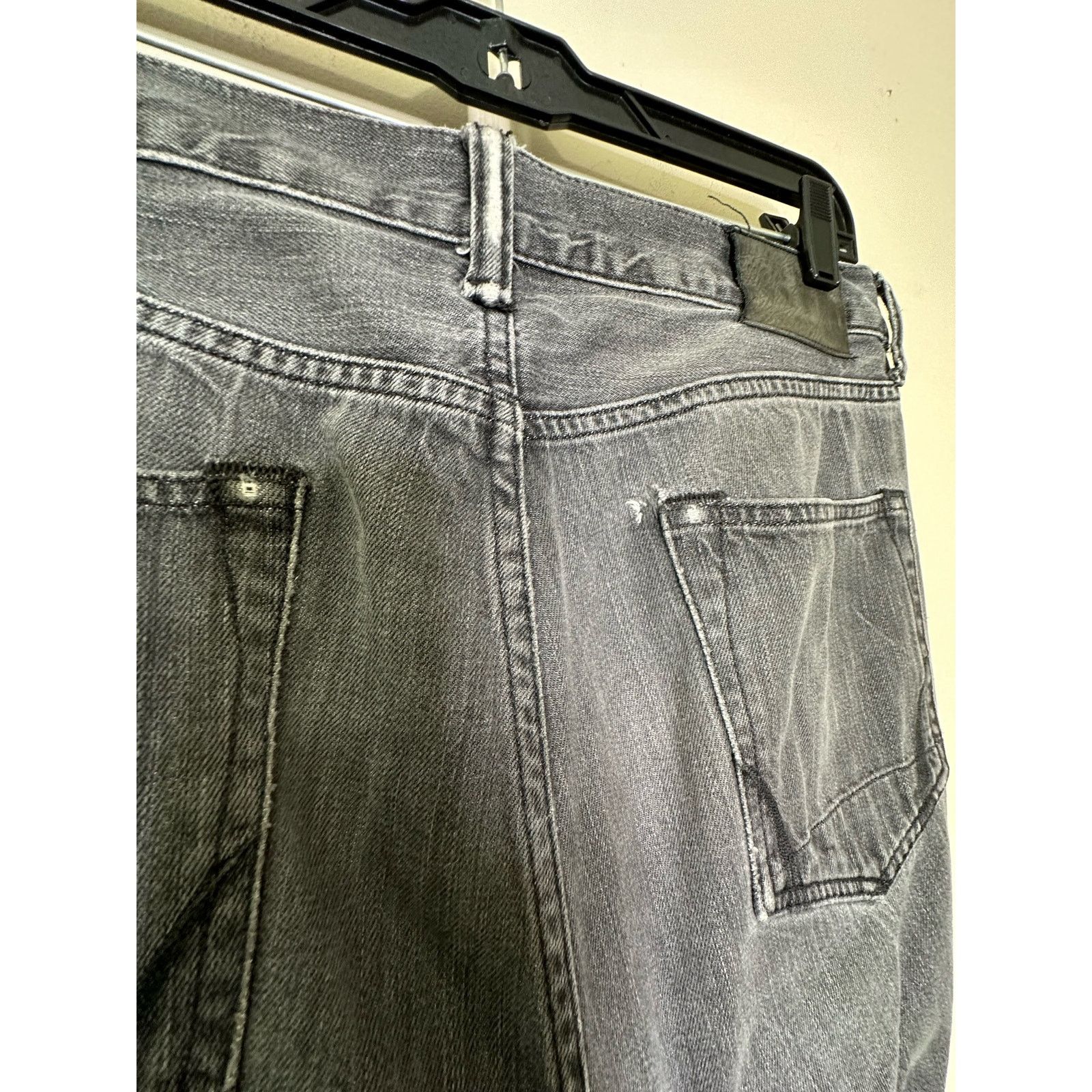 Allsaints All Saints 607 black wash straight leg jeans size 34 Size US 34 / EU 50 - 7 Thumbnail