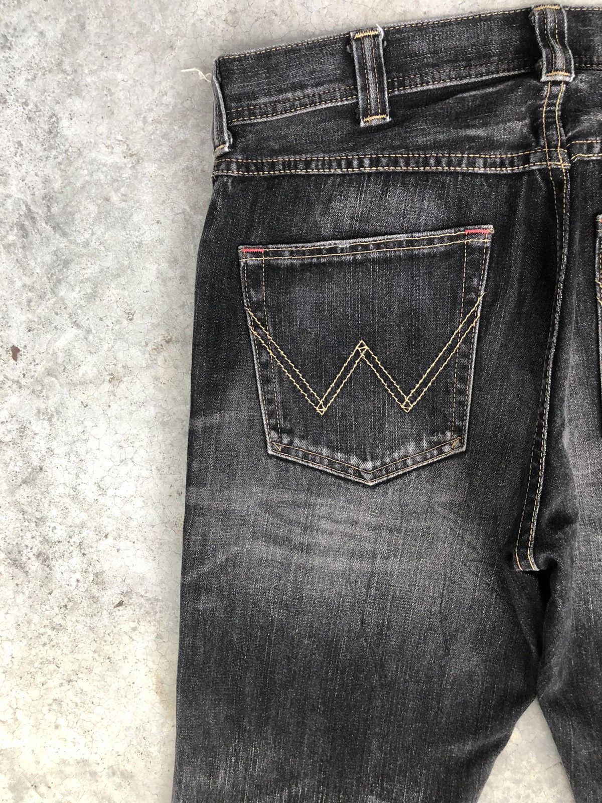 Y2k Wrangler Flared Jeans Distressed Jeans
