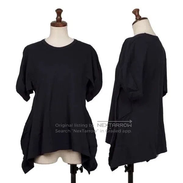 Comme des Garcons Comme Des Garcons Navy Retro Lace Deformed Top Size S / US 4 / IT 40 - 1 Thumbnail