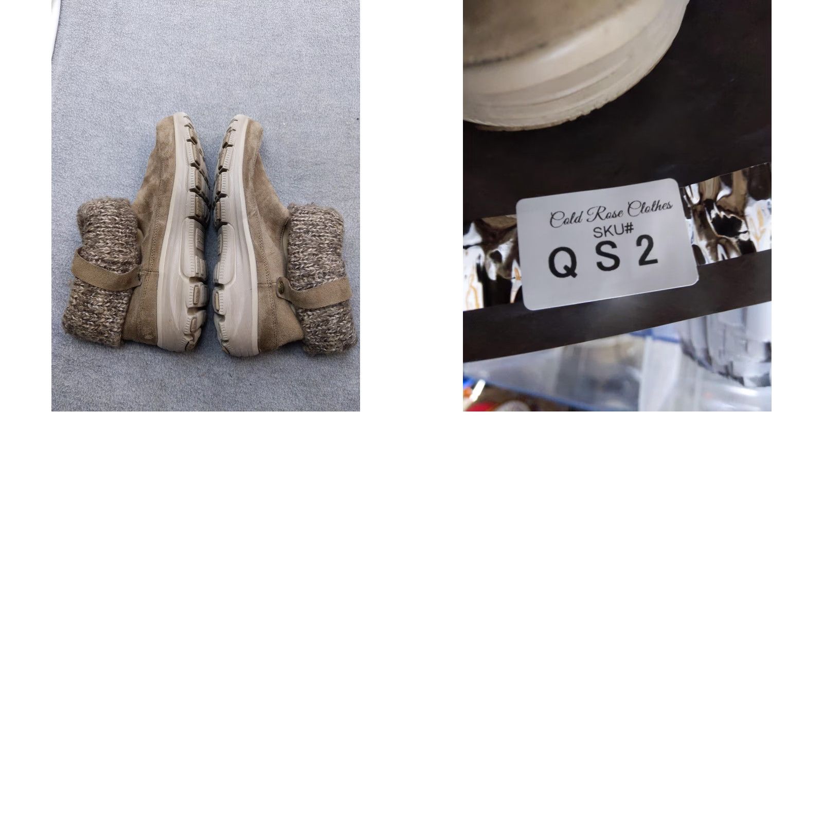 SKECHERS Skechers Womens Boots Size 8 38 Tan Knit Cuff Ankle Winter Walking SN49539 Size US 9 / IT 39 - 8 Thumbnail