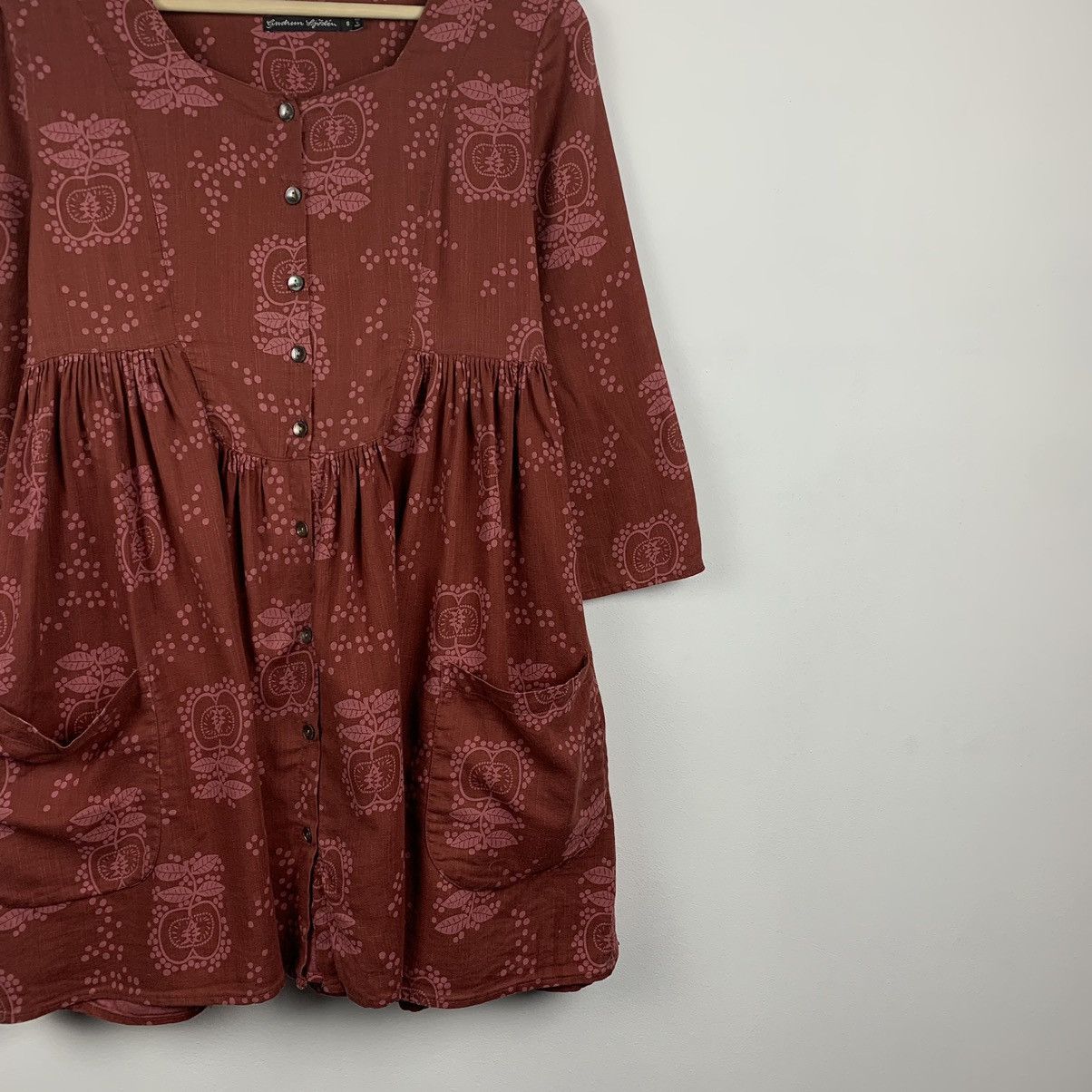 Gudrun Sjoden Gudrun Sjoden Floral Blouse Shirt Tunica Size S 3/4 Sleeve Size S / US 4 / IT 40 - 5 Thumbnail