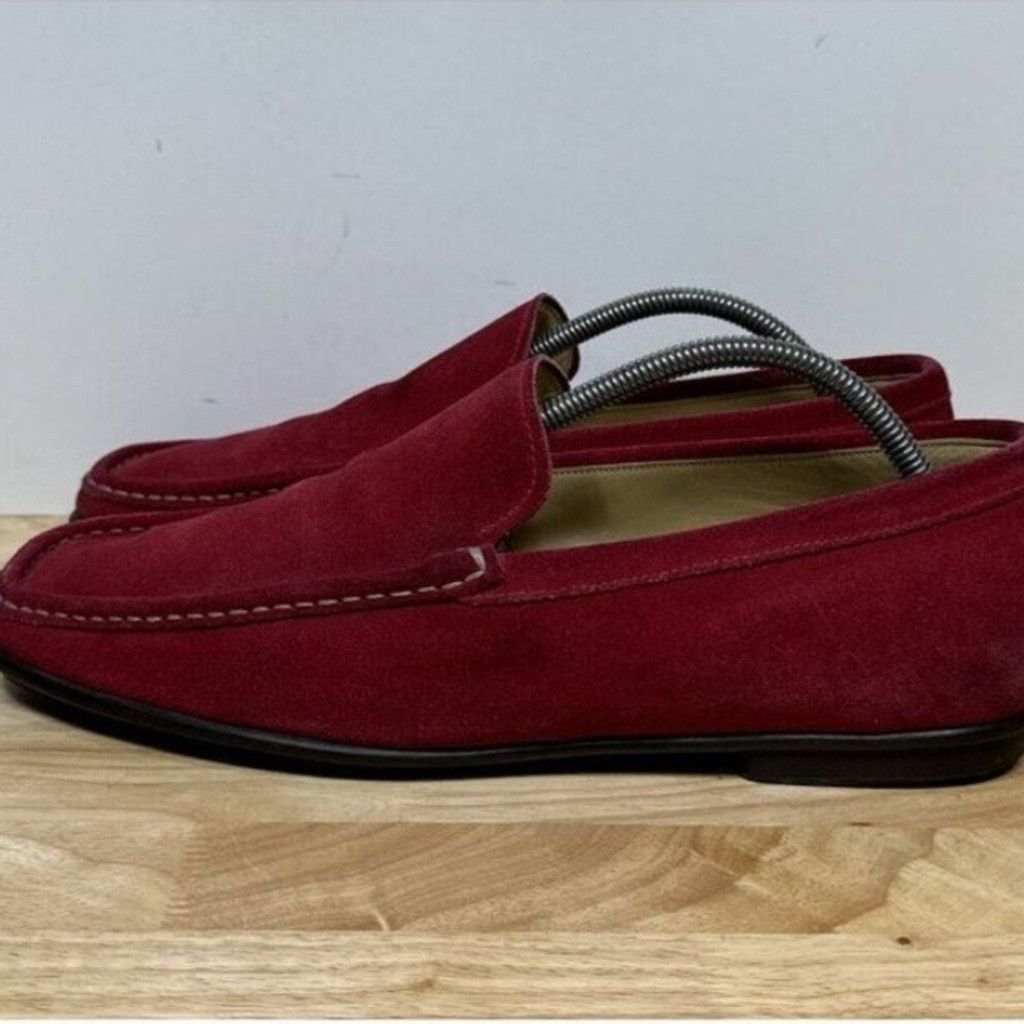 Prada Prada Red Suede Loafers – Monaco F1 Pop-Up, Men's Size 10 Size US 10 / EU 43 - 5 Thumbnail