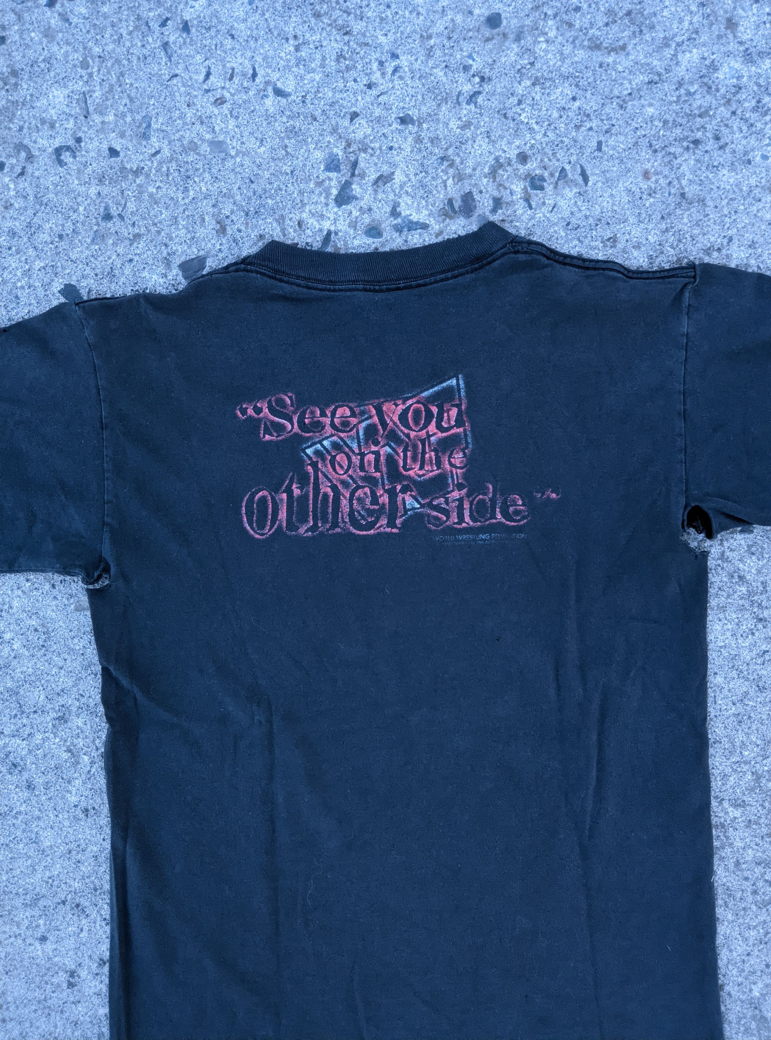 Vintage Vintage 1996 thrashed undertaker wwf wwe erd distressed Size US M / EU 48-50 / 2 - 6 Thumbnail