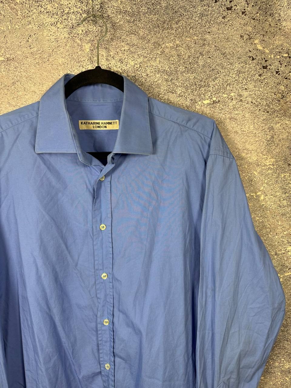 Katharine Hamnett London Katharine Hamnett London Shirt Button Blue Men's Size US XL / EU 56 / 4 - 2 Thumbnail