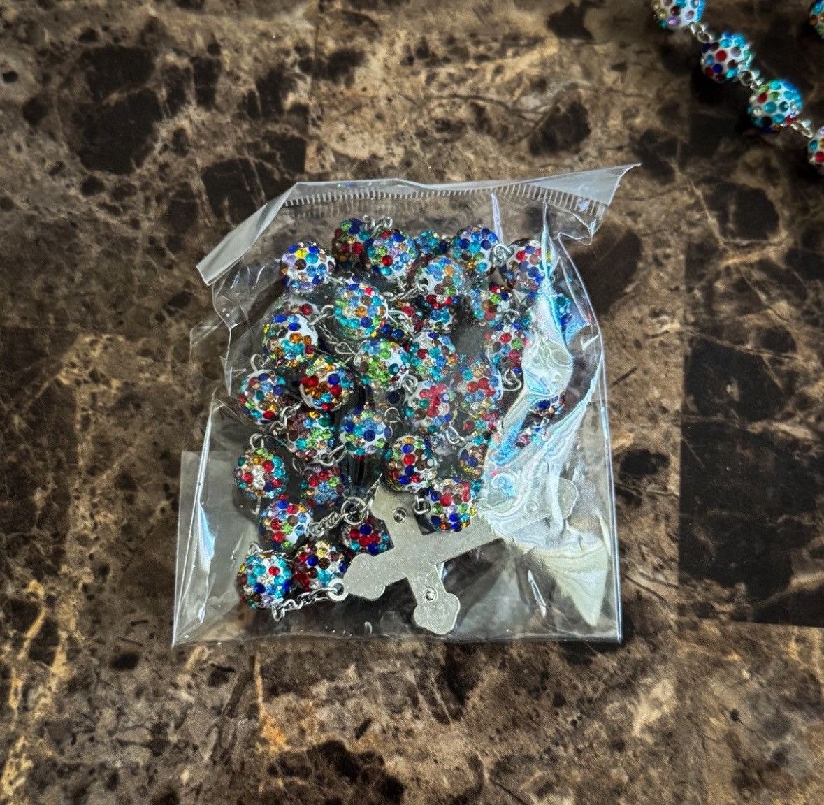 Vintage Rhinestone Rosary Size ONE SIZE - 2 Thumbnail