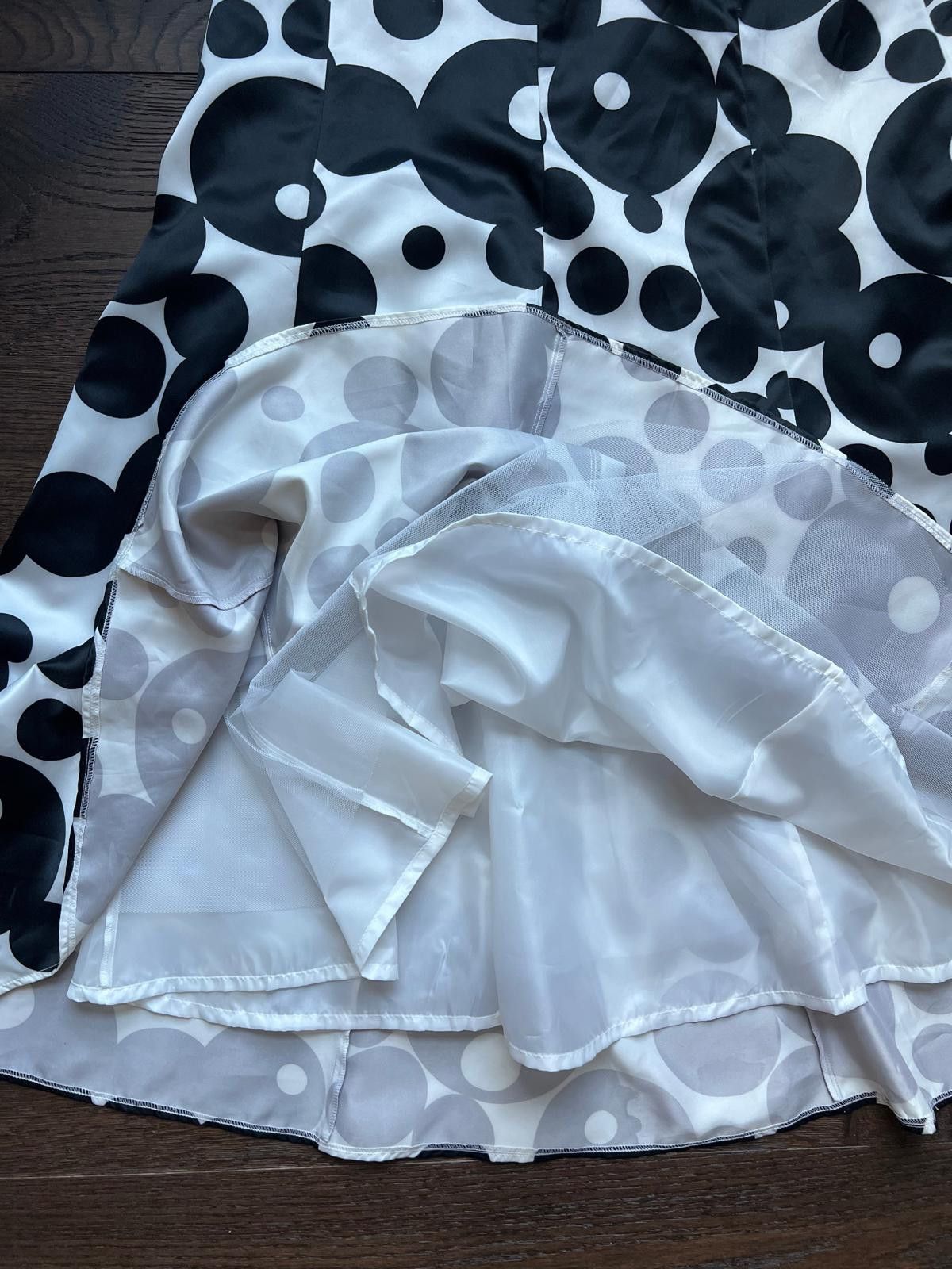 Venus Venus Y2K B&W Mod Dot Skirt Size 36" / US 14 / IT 50 - 6 Thumbnail