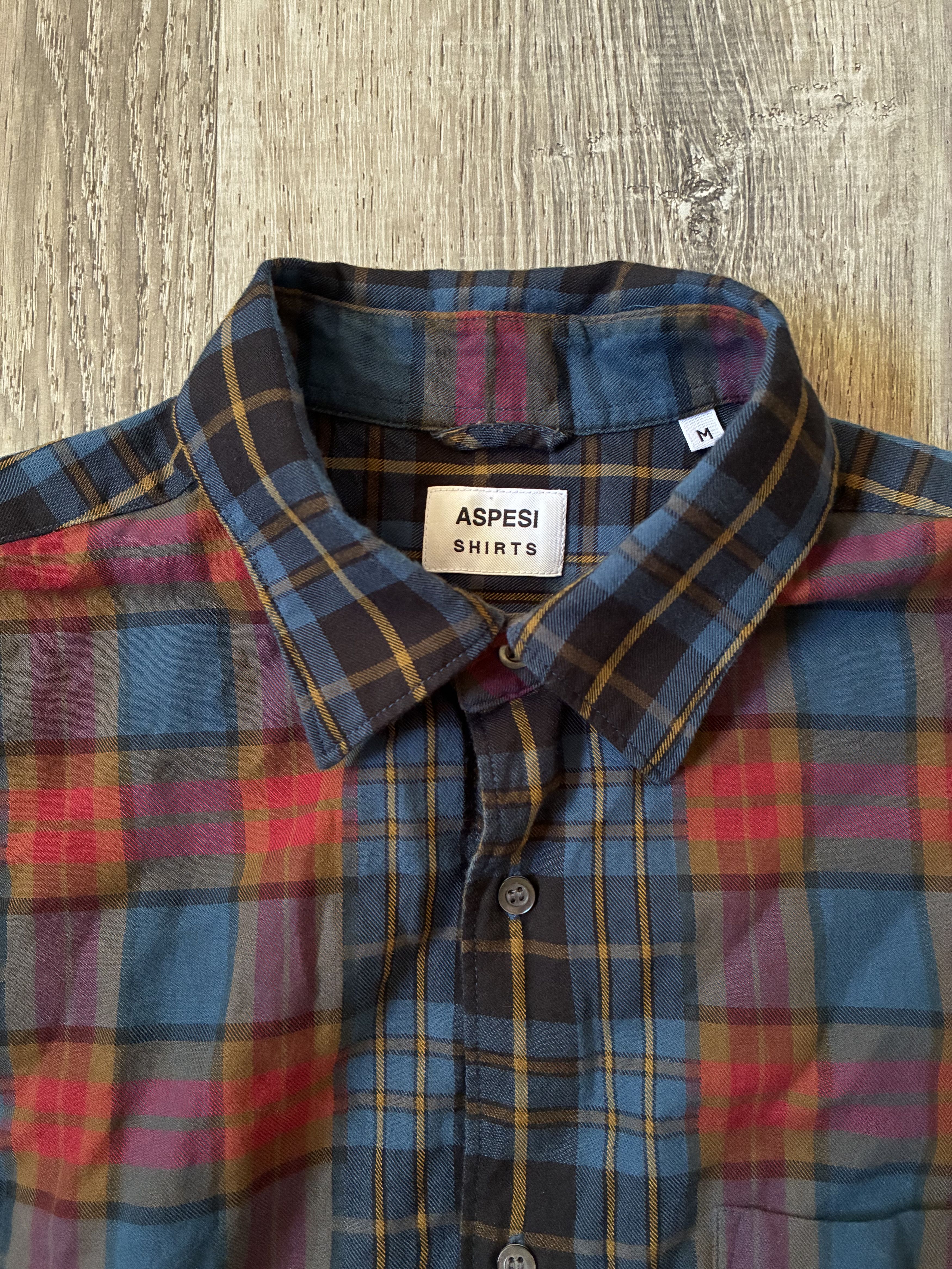 Aspesi classic shirt, plaid Size US M / EU 48-50 / 2 - 2 Thumbnail