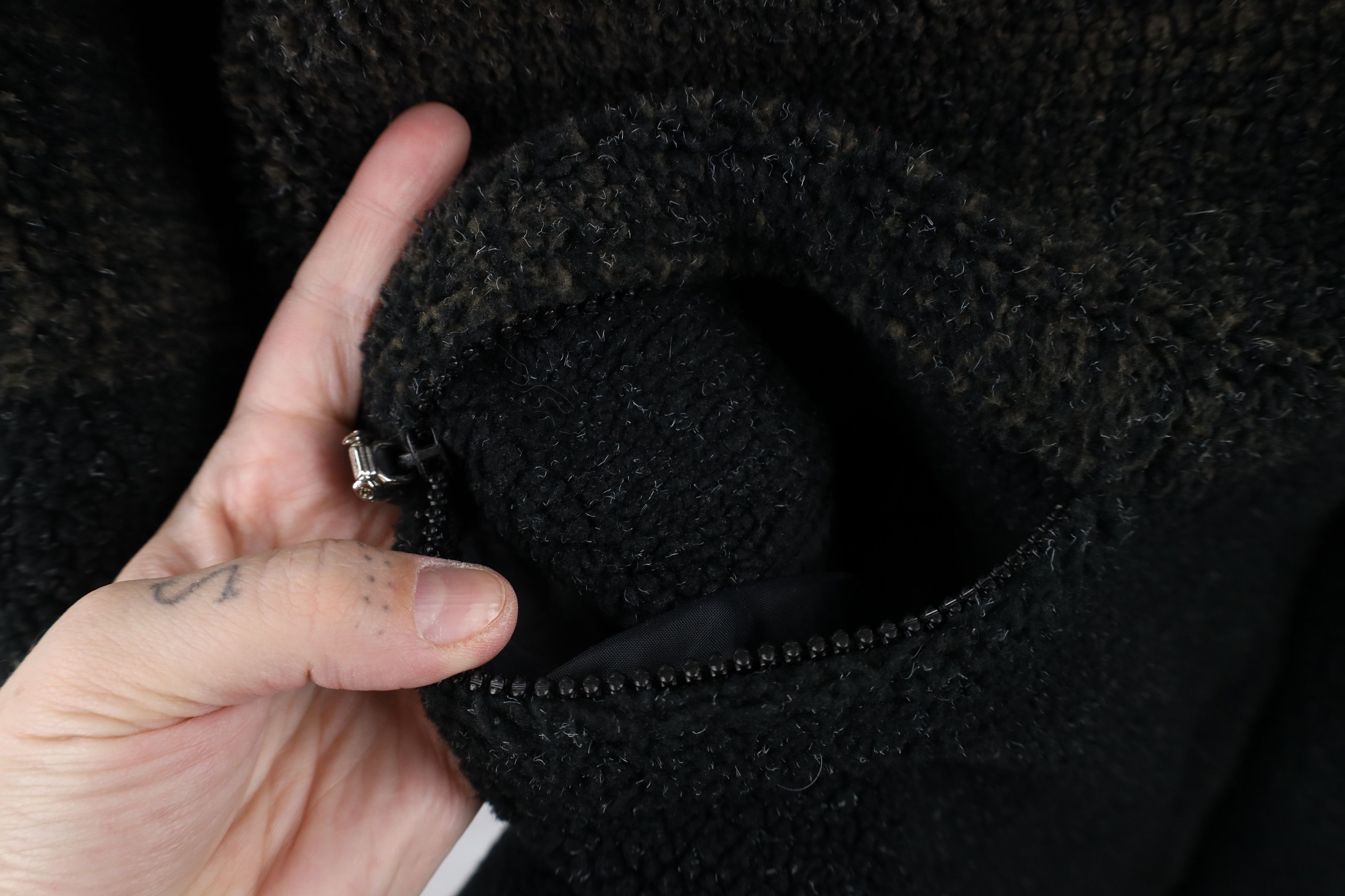 Vintage Vintage 90s Streetwear Pile Fleece Full Zip Jacket Plaid Size US M / EU 48-50 / 2 - 5 Thumbnail