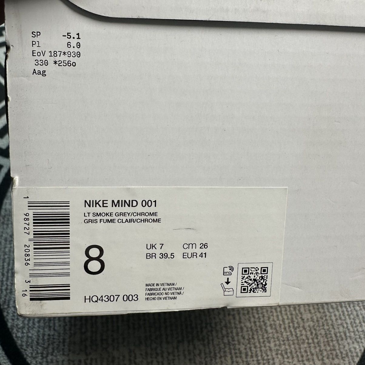Nike NIKE MIND 001 SLIDE 'Light Smoke Grey' BRAND NEW DS!! Size US 8 / EU 41 - 11 Thumbnail
