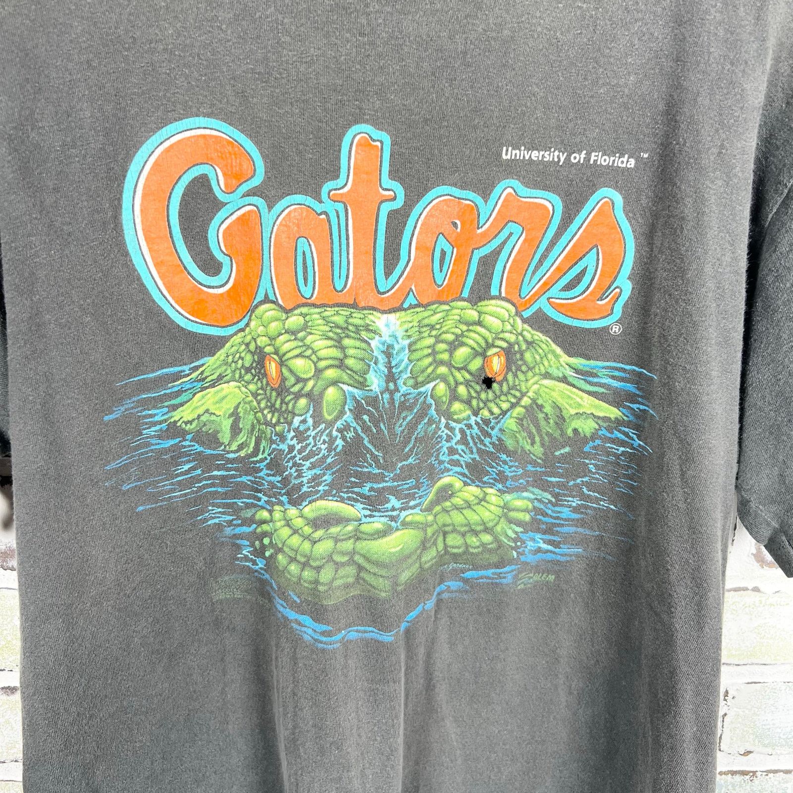 Salem Sportswear Rare Salem Sportswear Florida Gators Fader Single Shirt Larg Size US L / EU 52-54 / 3 - 5 Thumbnail