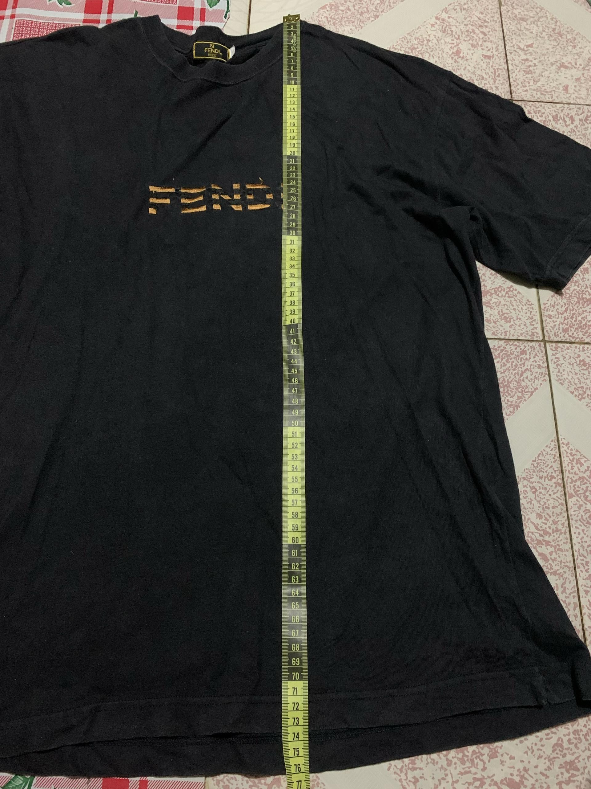 Fendi Vintage FENDI Spell Out Streetwear T-Shirt Made Italy Size US L / EU 52-54 / 3 - 6 Thumbnail