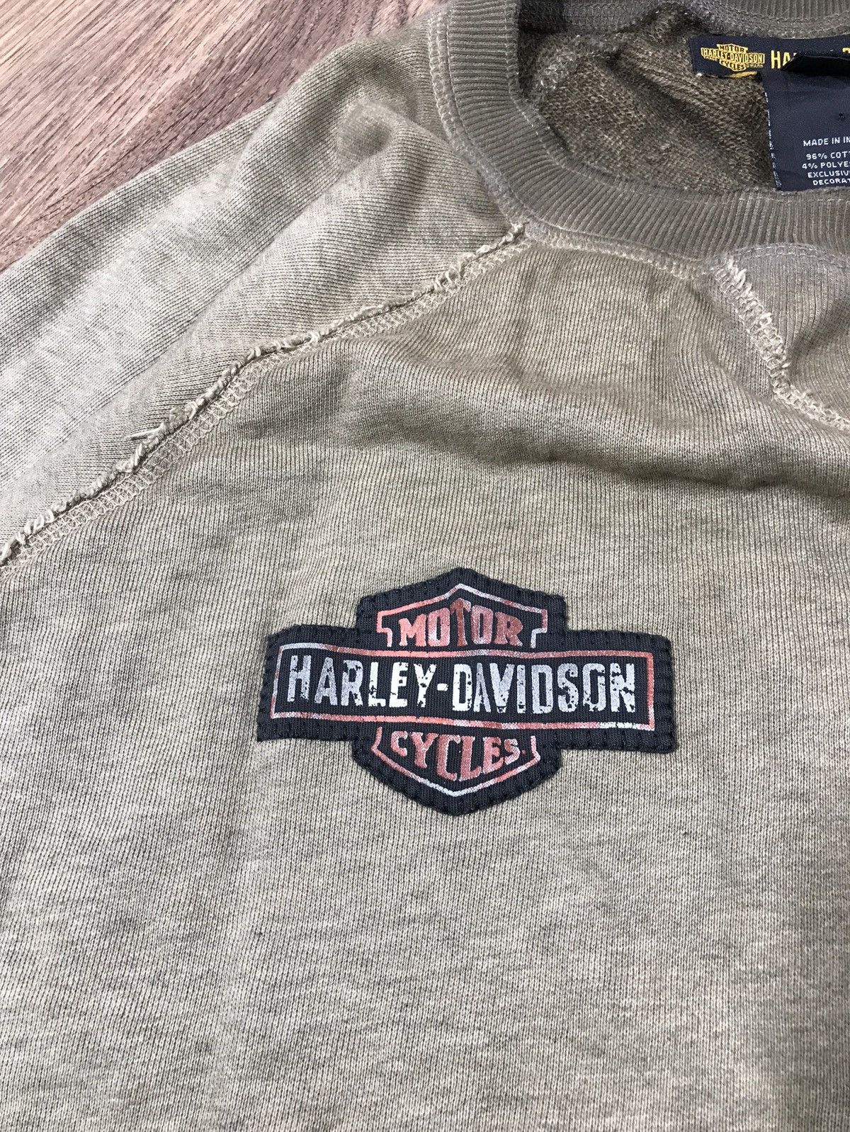 Harley Davidson Harley Davidson Sweatshirt Metal Big Logo Size US XL / EU 56 / 4 - 5 Thumbnail