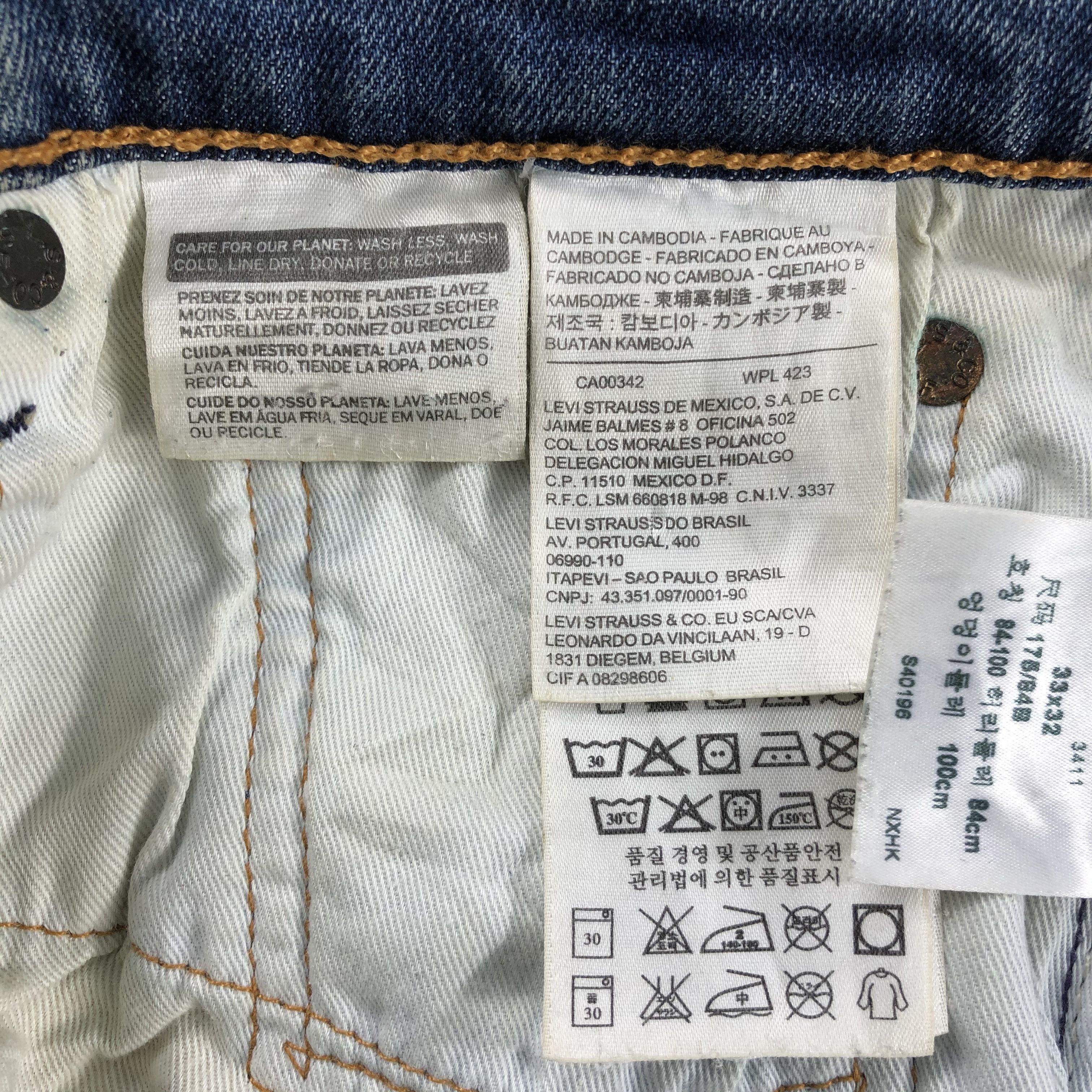 Levi's Vintage Levis 511 Jeans-J1749 Size US 33 - 10 Thumbnail