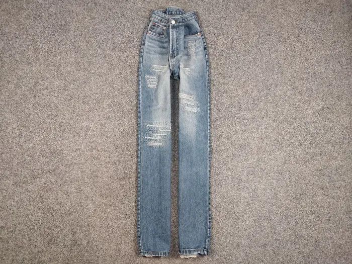 If Six Was Nine Vintage 90's Japan Distressed Denim Original Gany Jeans Size US 32 / EU 48 - 1 Thumbnail