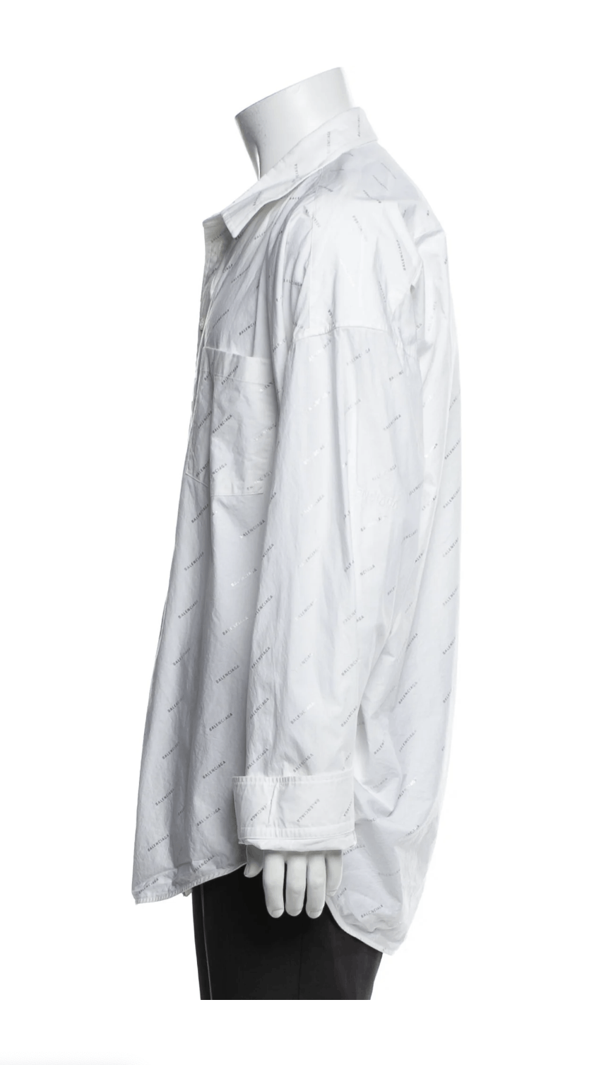 Balenciaga Balenciaga 2019 Long Sleeve Tuxedo Shirt Size US XL / EU 56 / 4 - 2 Thumbnail
