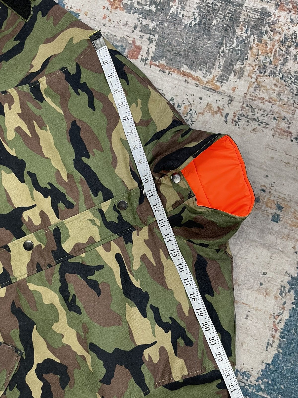 Guess Guess Camouflage Back Hit Caster Reflective Jacket Size US M / EU 48-50 / 2 - 13 Thumbnail