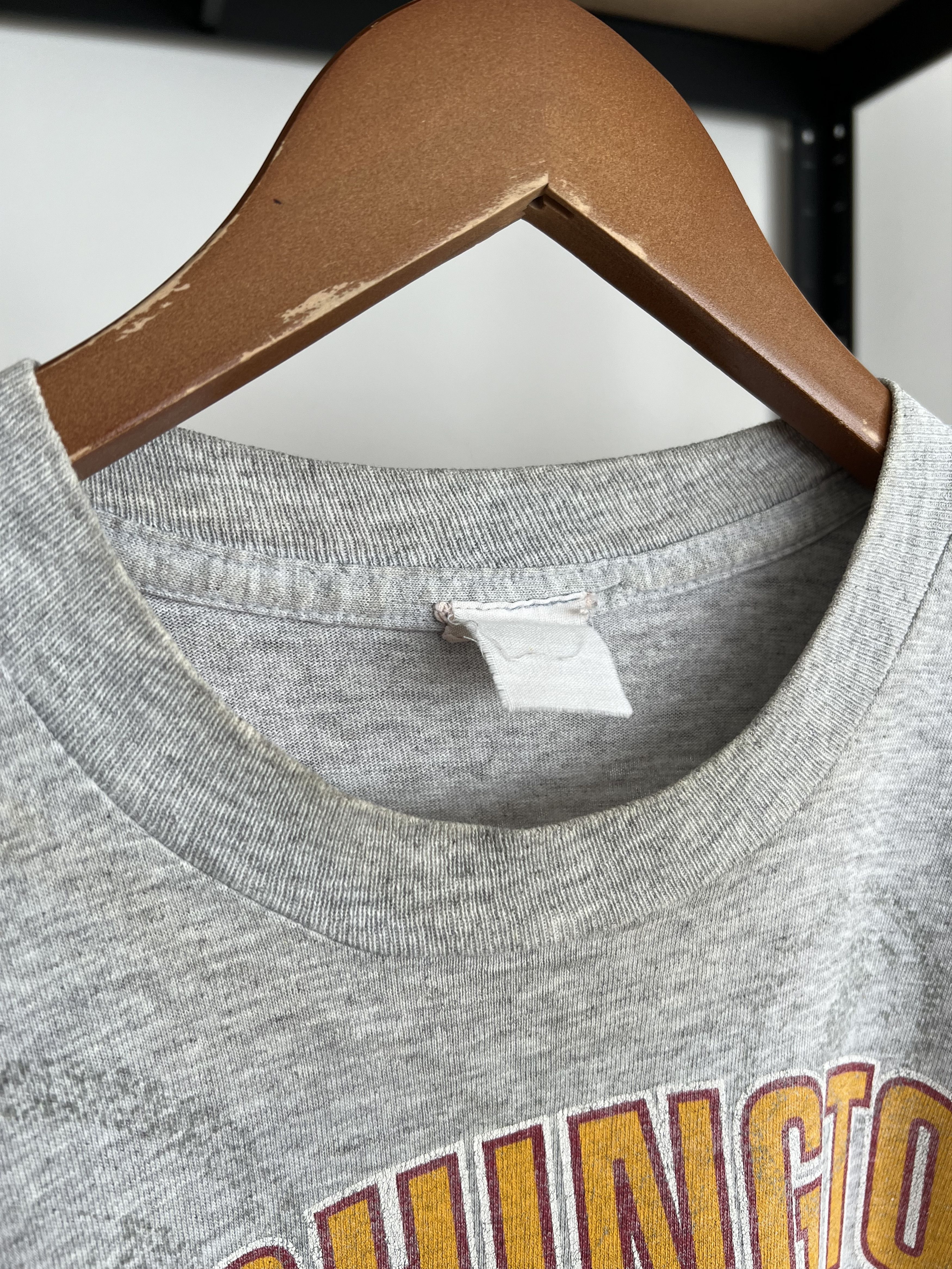 NFL Vintage 1992 Washington Redskins NFL AOP Gray T-shirt Size US L / EU 52-54 / 3 - 9 Thumbnail