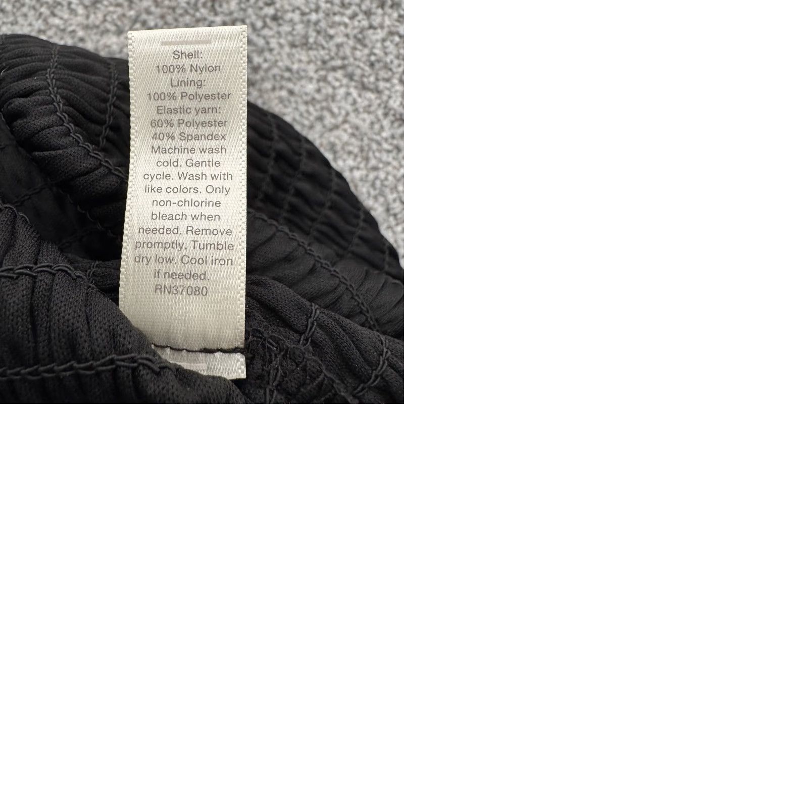 Vintage Cato Dress L Black Nylon Short Sleeve Round Neck Party Grunge Fit & Flare Knee Length Women Size L / US 10 / IT 46 - 9 Thumbnail
