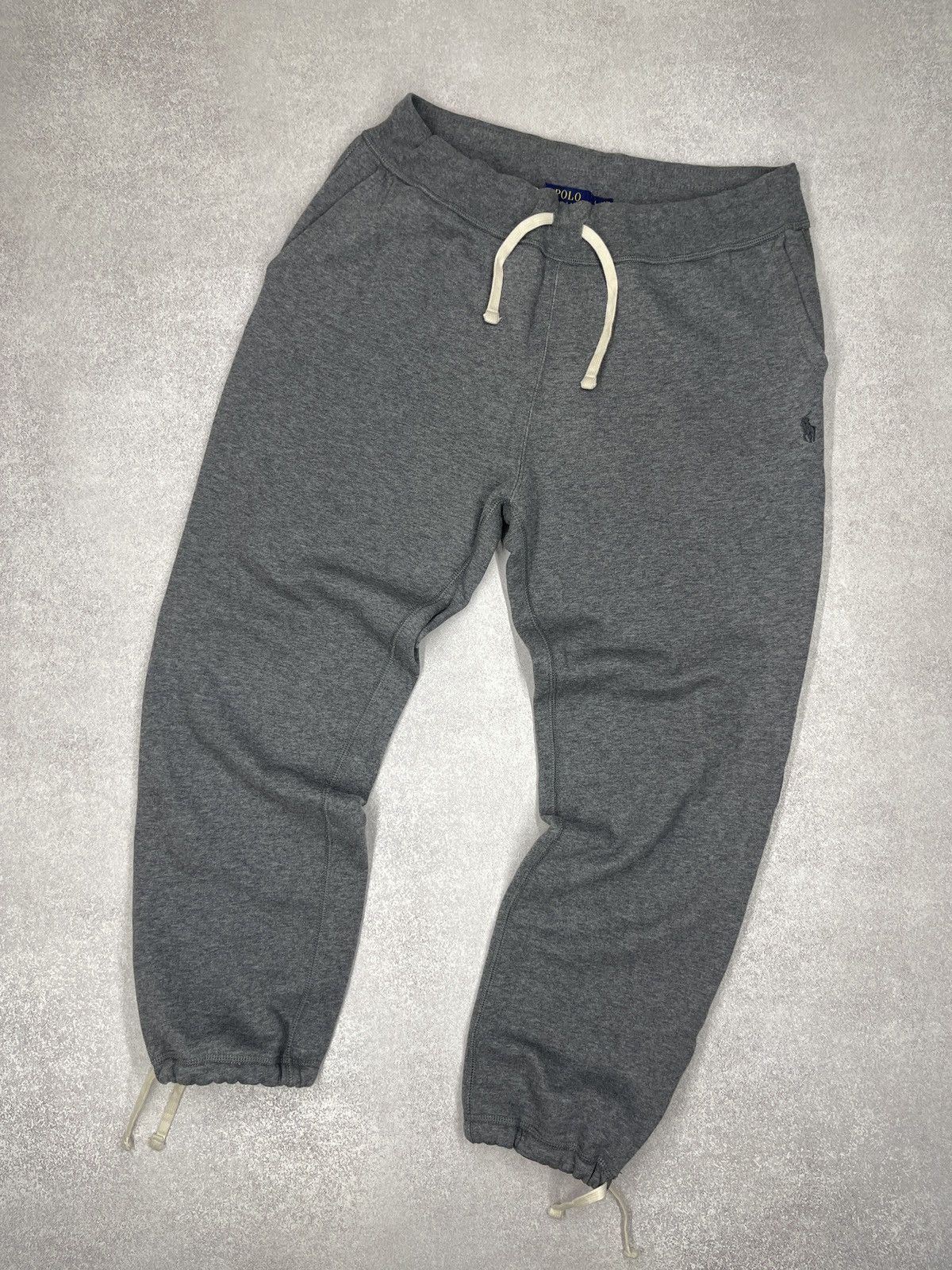 Polo Ralph Lauren Mens Polo Ralph Lauren Sweatpants Grey Y2K Rugby Size L Size US 34 / EU 50 - 1 Thumbnail