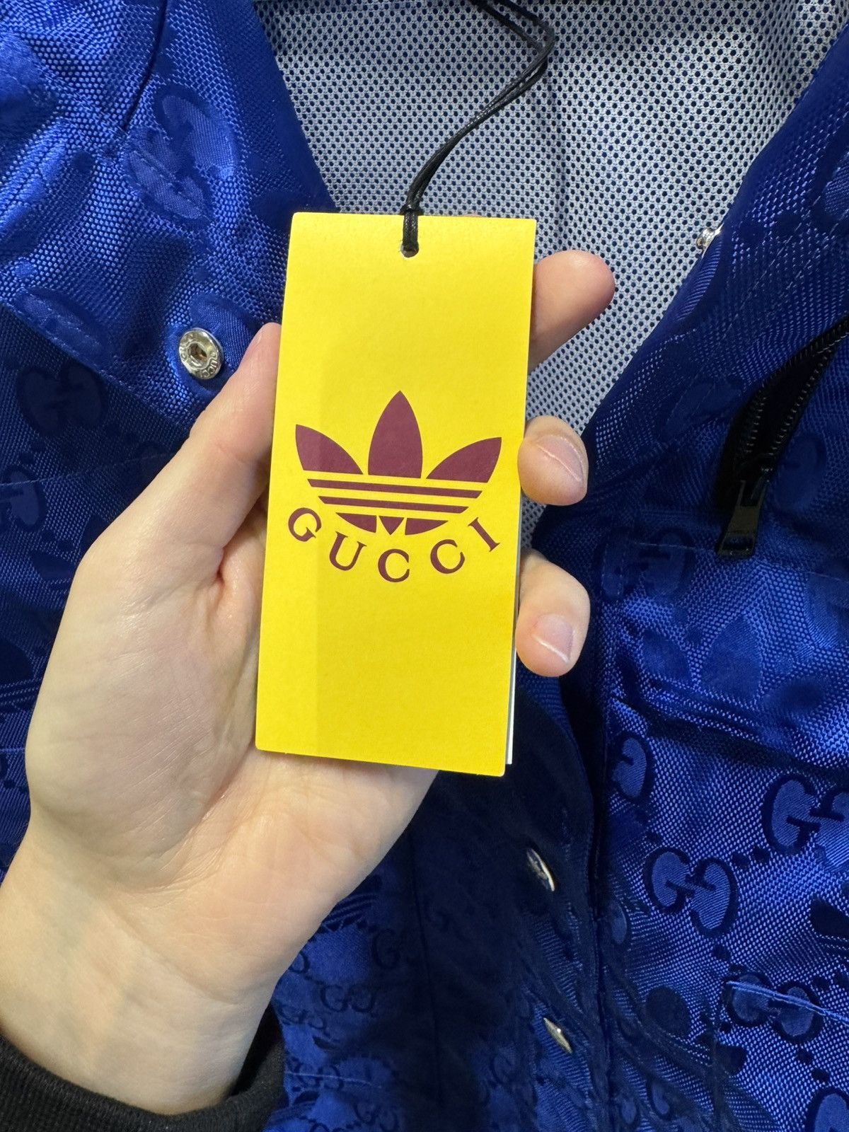 Adidas × Gucci Gucci X Adidas GG Nylon Jacket NEW 3200$ Size XS / US 0-2 / IT 36-38 - 5 Thumbnail