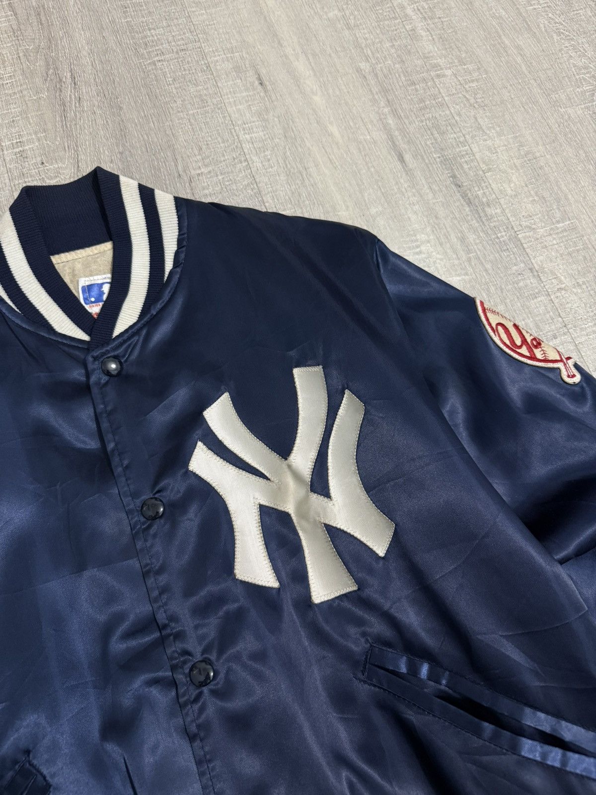 New York Yankees Vintage 80s 90s new york yankees felco satin varsity Size US S / EU 44-46 / 1 - 2 Thumbnail