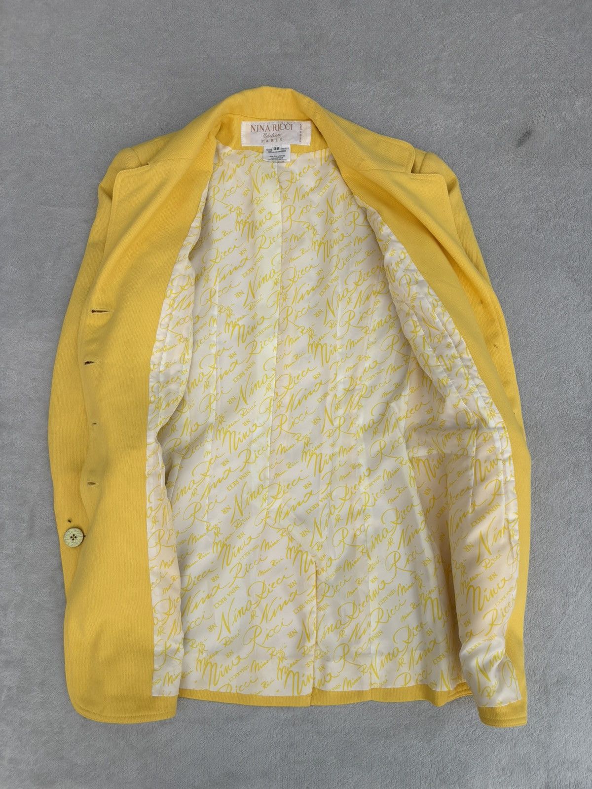 Nina Ricci 1980s Nina Ricci Archival Blazer Size XS / US 0-2 / IT 36-38 - 4 Thumbnail