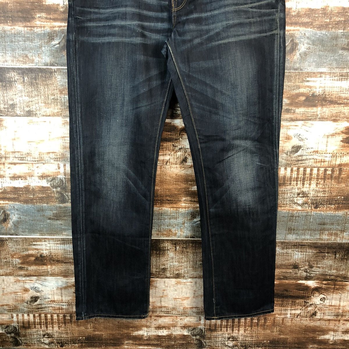 Gap DL Gap Black Denim Jeans Pants #C148 Size US 33 - 3 Thumbnail