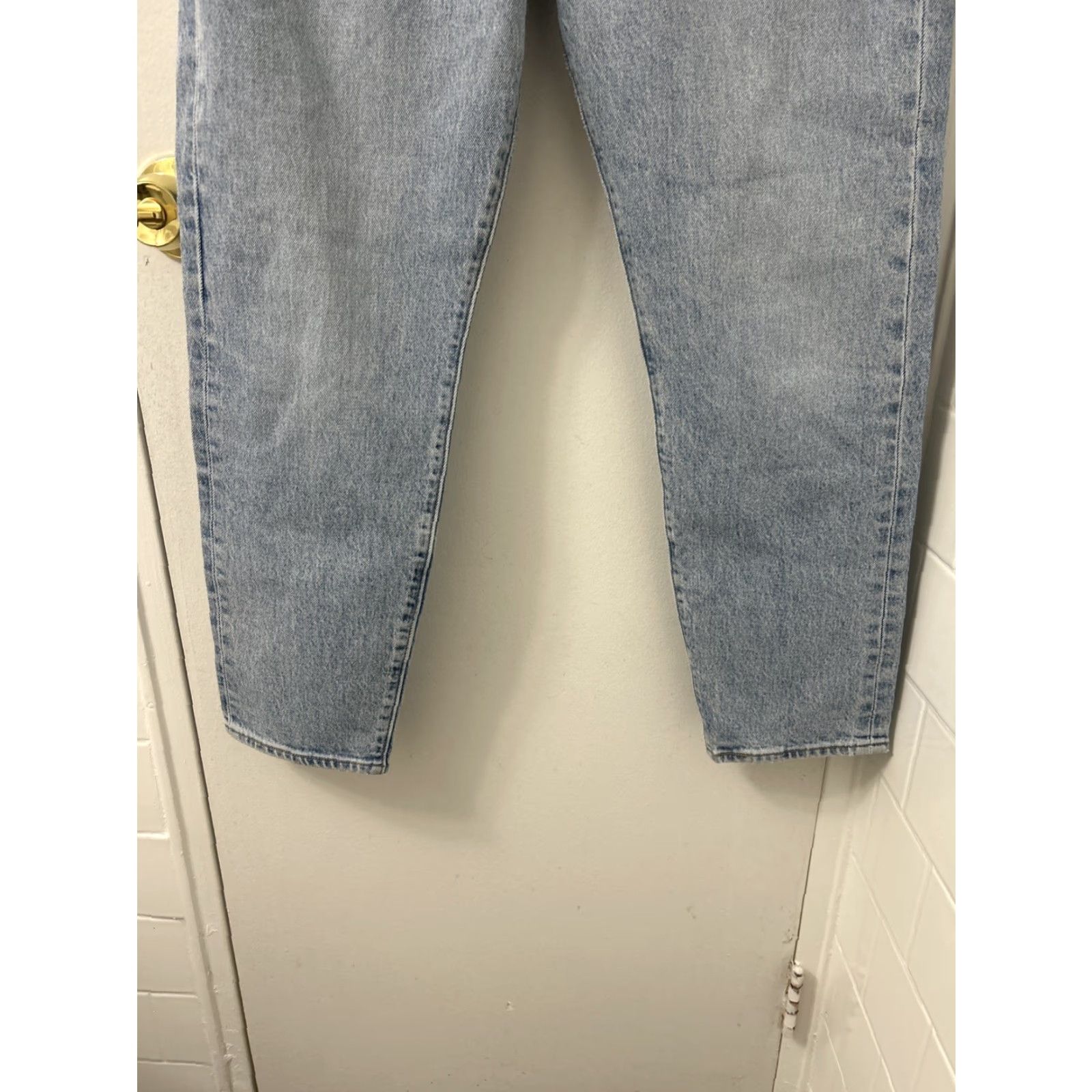 Levi's Levi's Premium Jeans Womens 30x27 Blue Big E Wedgie Denim Straight Fit Button Denim Jeans Women Retro 5-Pocket Medium Wash Regular Rise Size 30" / US 8 / IT 44 - 3 Thumbnail