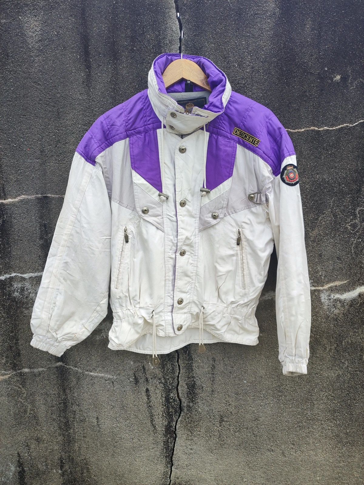 Descente × Vintage Vintage Descente Racing Equipment Jacket – White & Purple Size US M / EU 48-50 / 2 - 1 Thumbnail