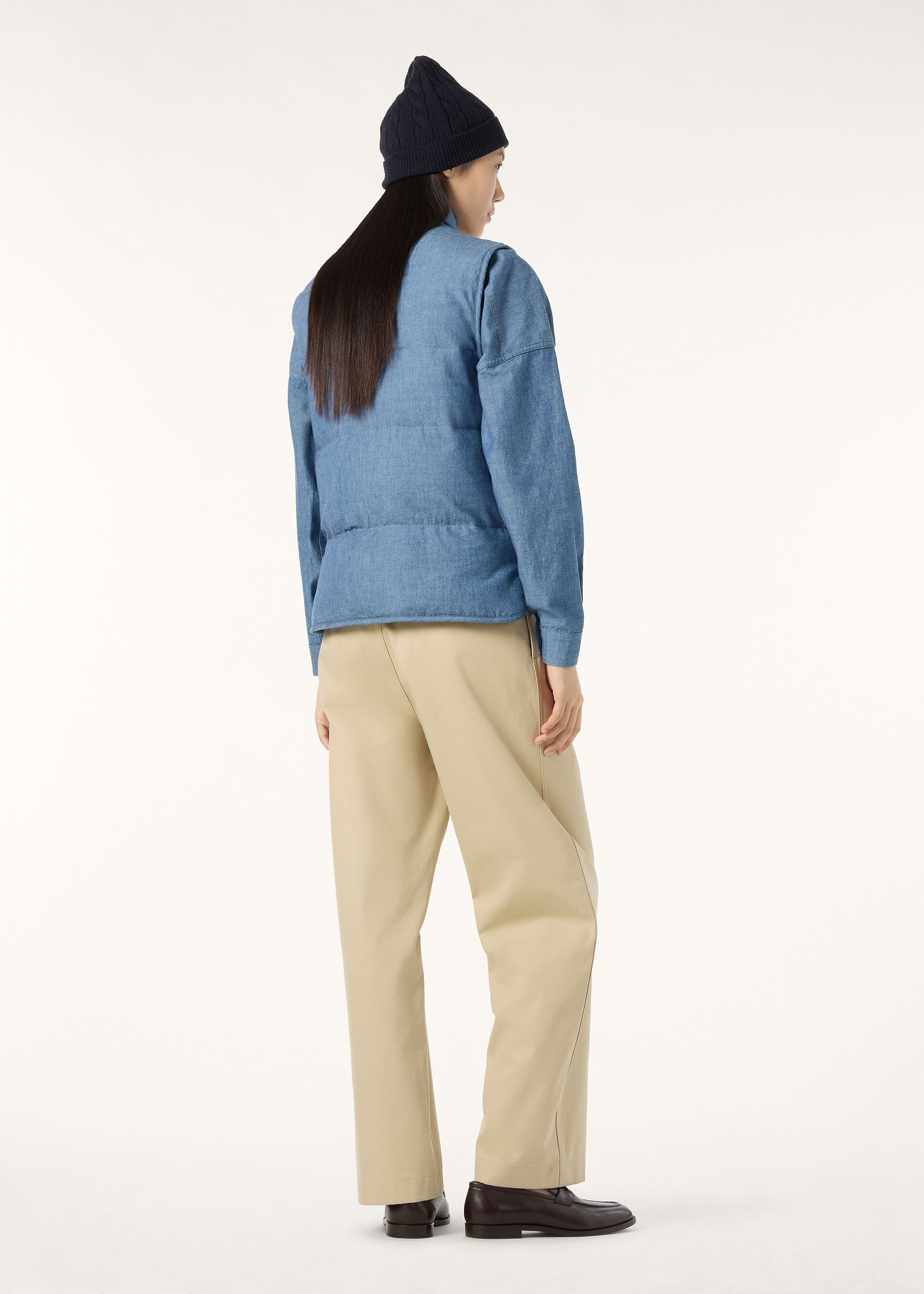 Loro Piana os11x0426 FAQ7741 Kris Vest in Aquifer Melange Size M / US 6-8 / IT 42-44 - 7 Thumbnail