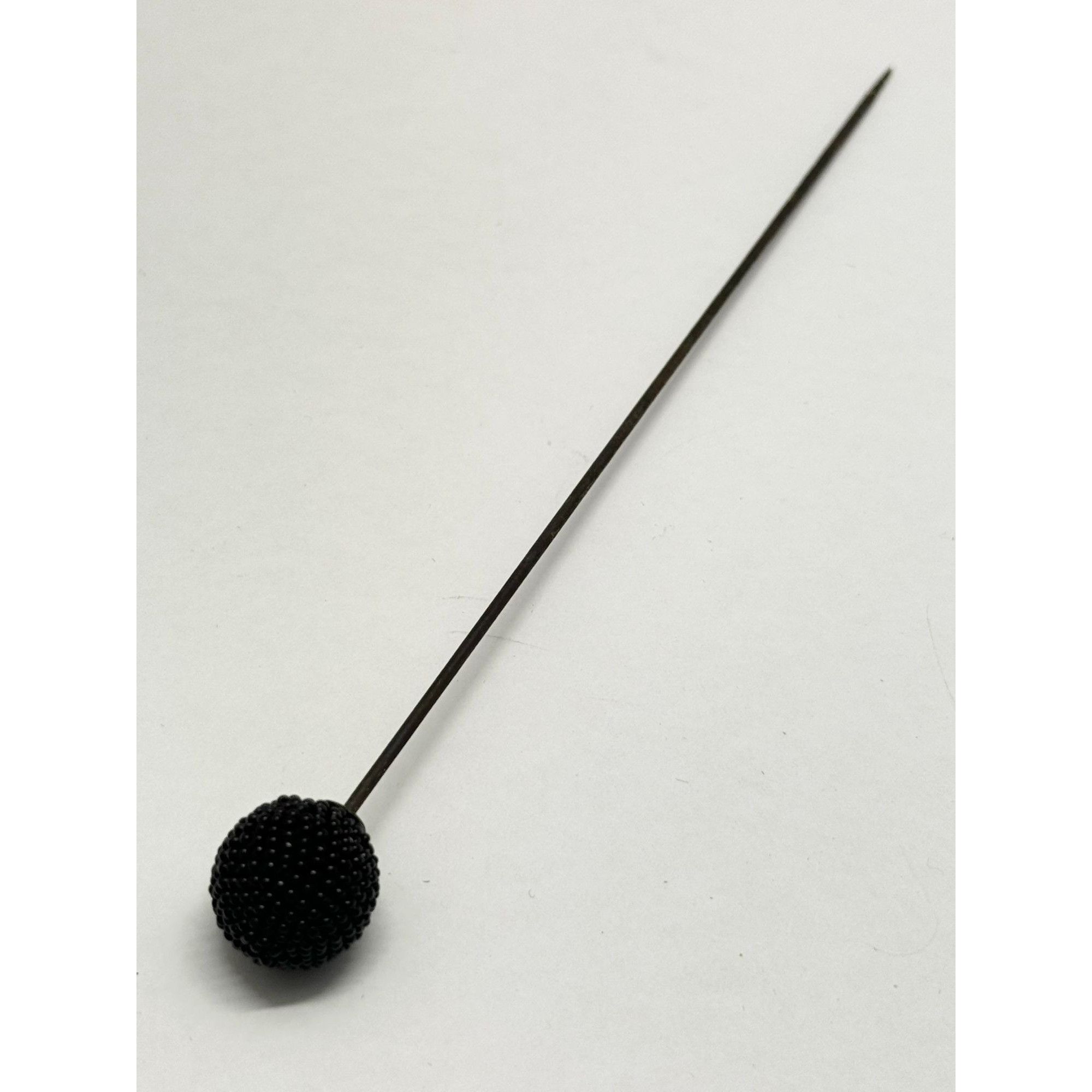 Vintage Estate black beaded hat pin Size ONE SIZE - 5 Thumbnail