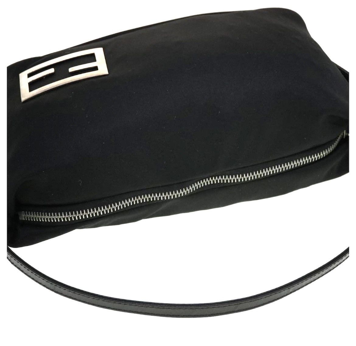 Fendi Authentic FENDI Black Suede Shoulder Bag Size ONE SIZE - 8 Thumbnail