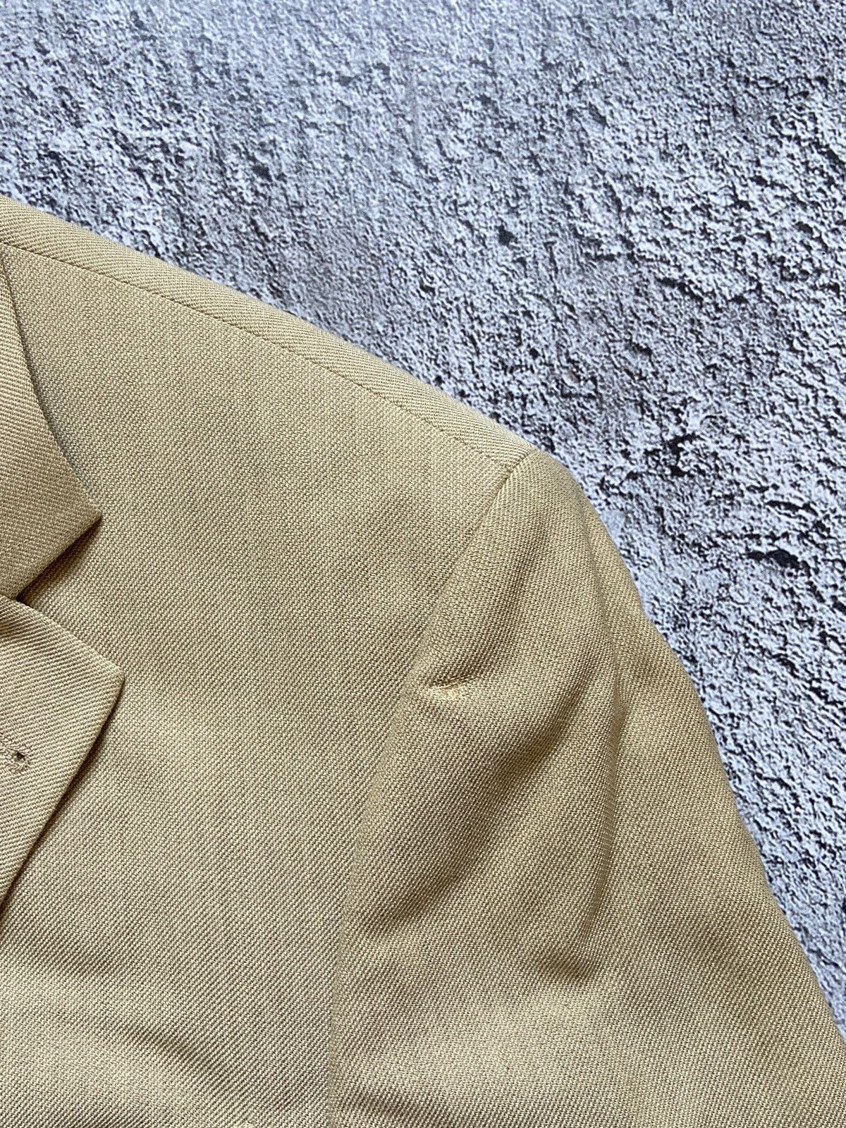 Saint Laurent Paris × Vintage × Yves Saint Laurent Vintage Yves Saint Laurent Distressed Blazer YSL Size 52R - 8 Thumbnail
