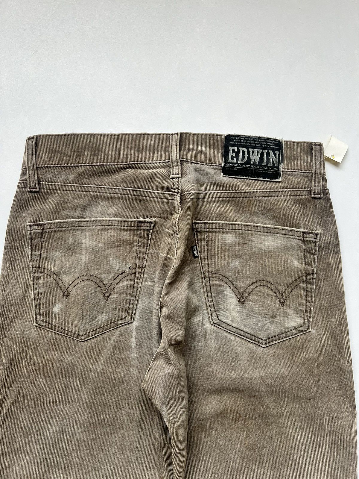 Edwin Edwin 503 Brown Wash Corduroy Pants Size US 31 - 11 Thumbnail