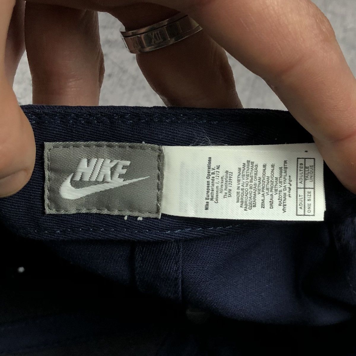 Nike × Vintage Vintage Y2K Nike Multicolour Mesh Logo Drill Cap Size ONE SIZE - 9 Thumbnail