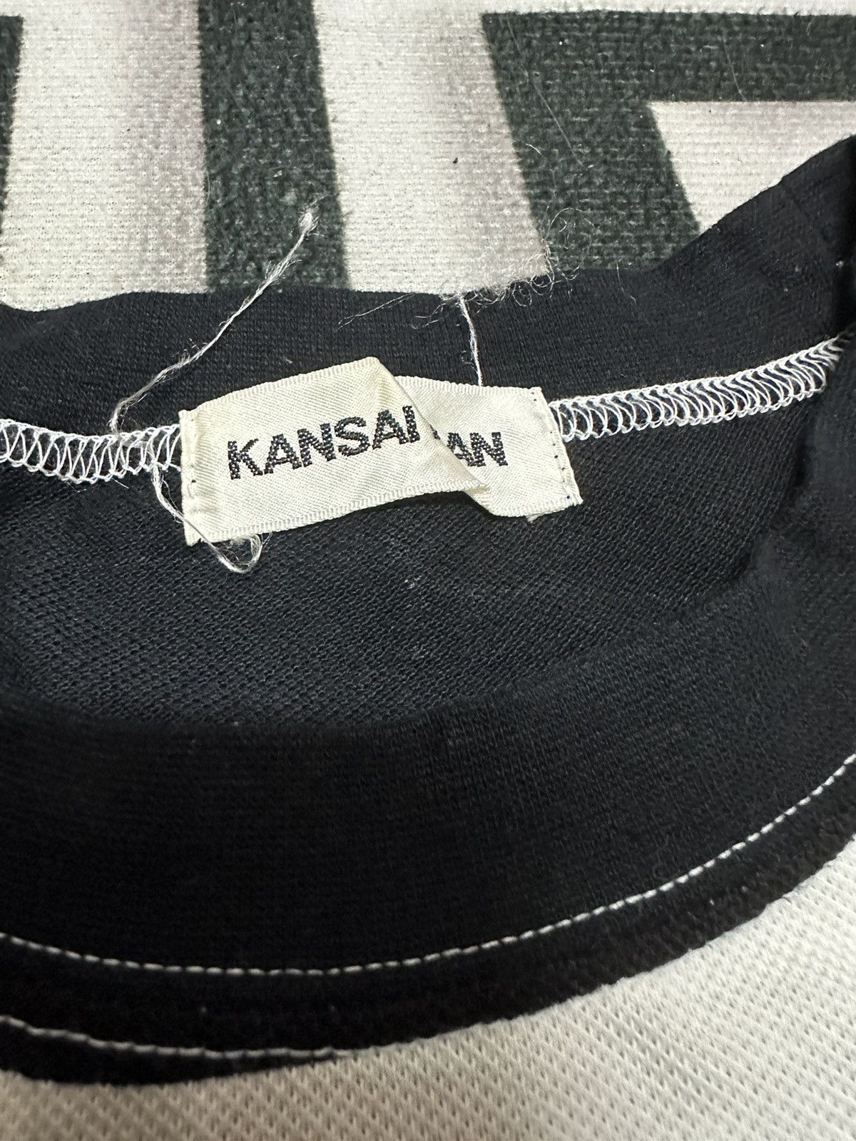 Kansai Yamamoto Vintage 90s Kansai Man overprint tee Size US L / EU 52-54 / 3 - 3 Thumbnail