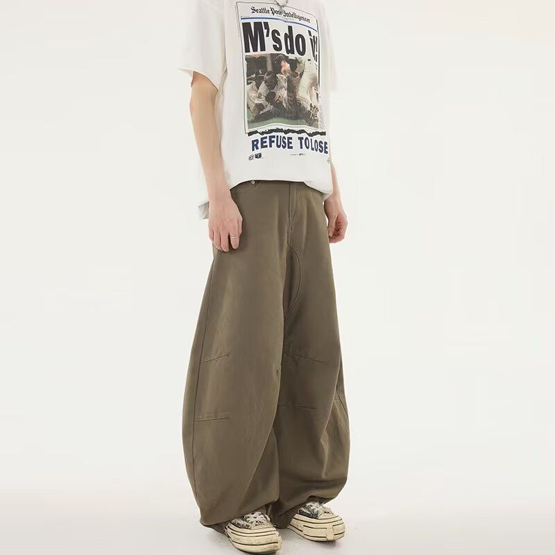 Japanese Brand Retro loose curved knife wide leg jeans Size US 32 / EU 48 - 2 Thumbnail