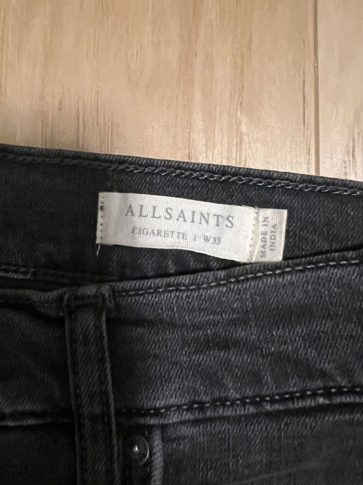 Allsaints All Saints Cigarette Jeans Size US 33 - 2 Thumbnail